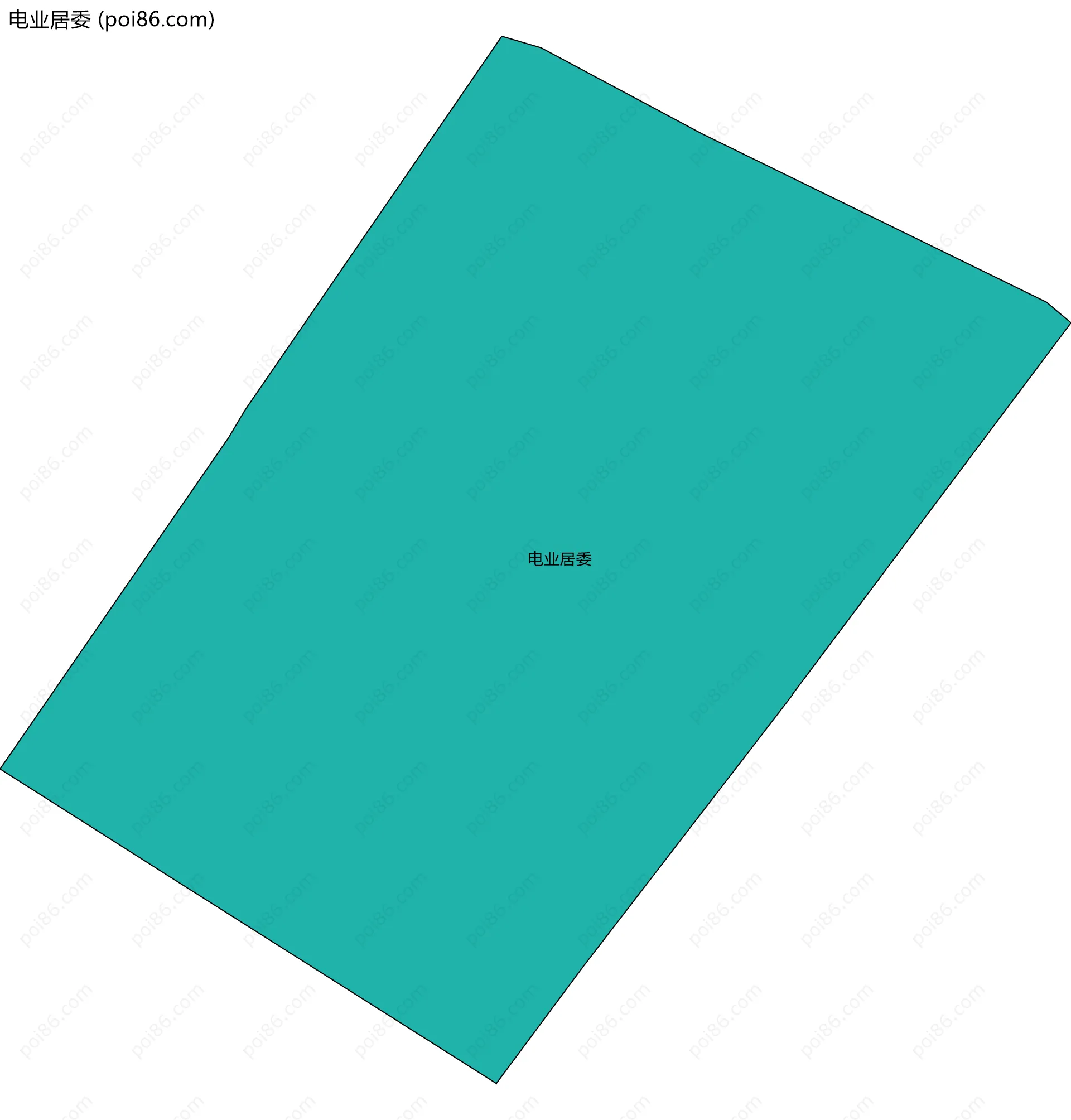 电业居委边界地图