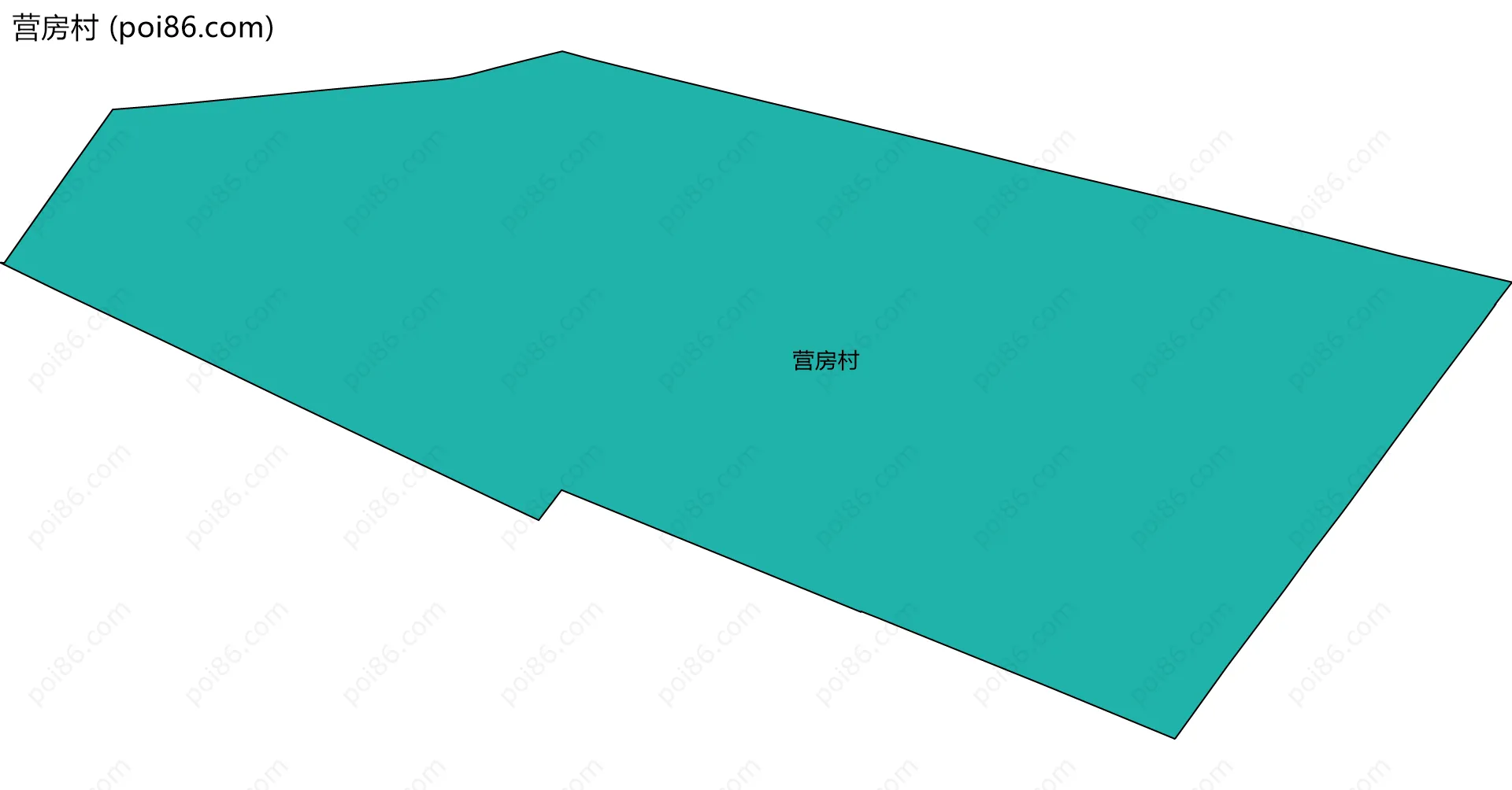 营房村边界地图