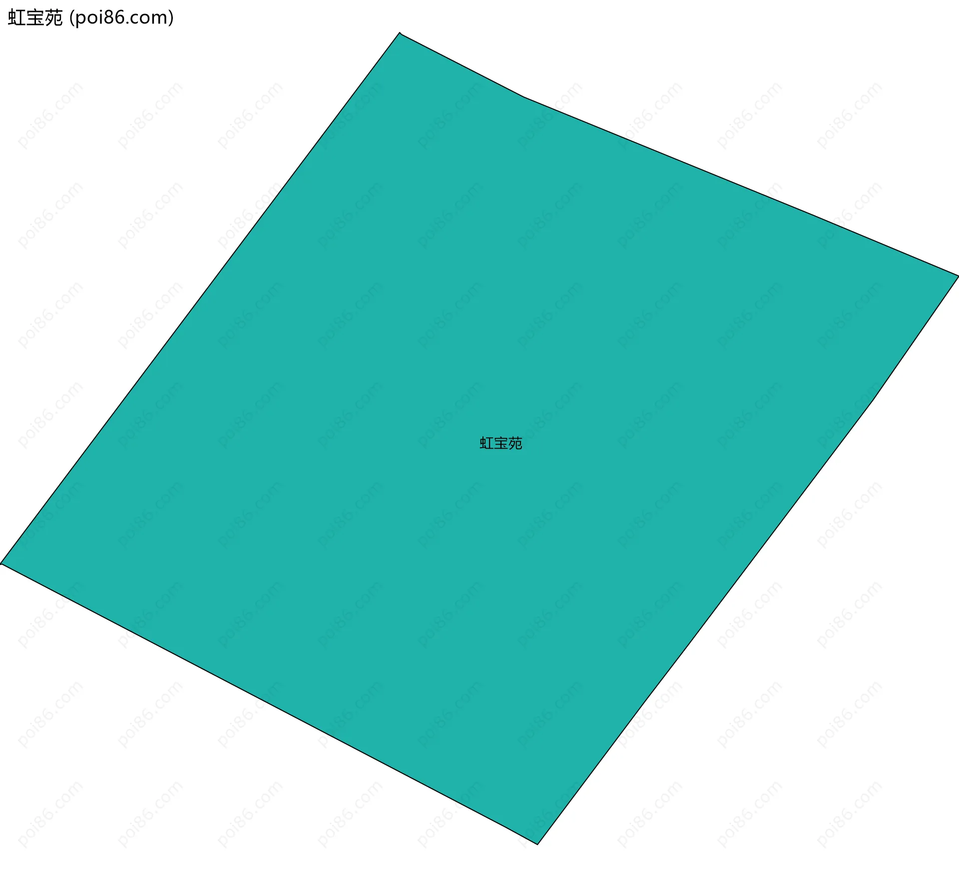 虹宝苑边界地图