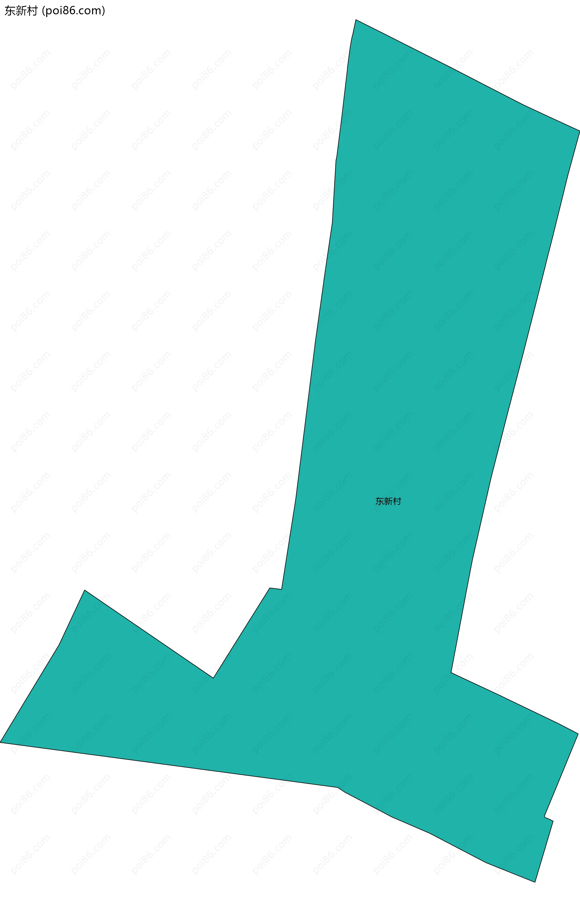 东新村边界地图