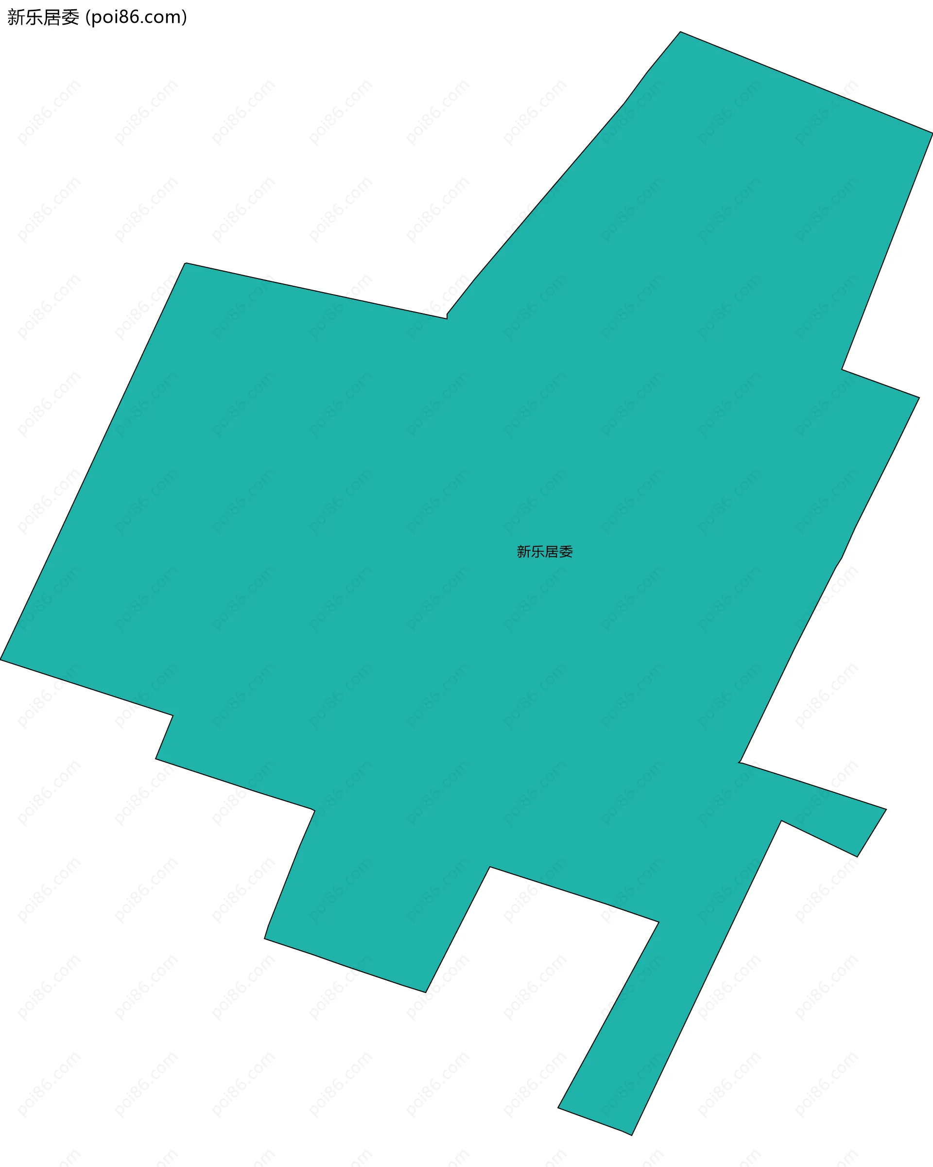 新乐居委边界地图