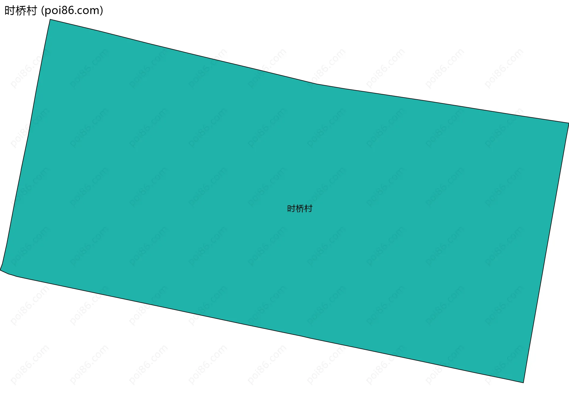 时桥村边界地图