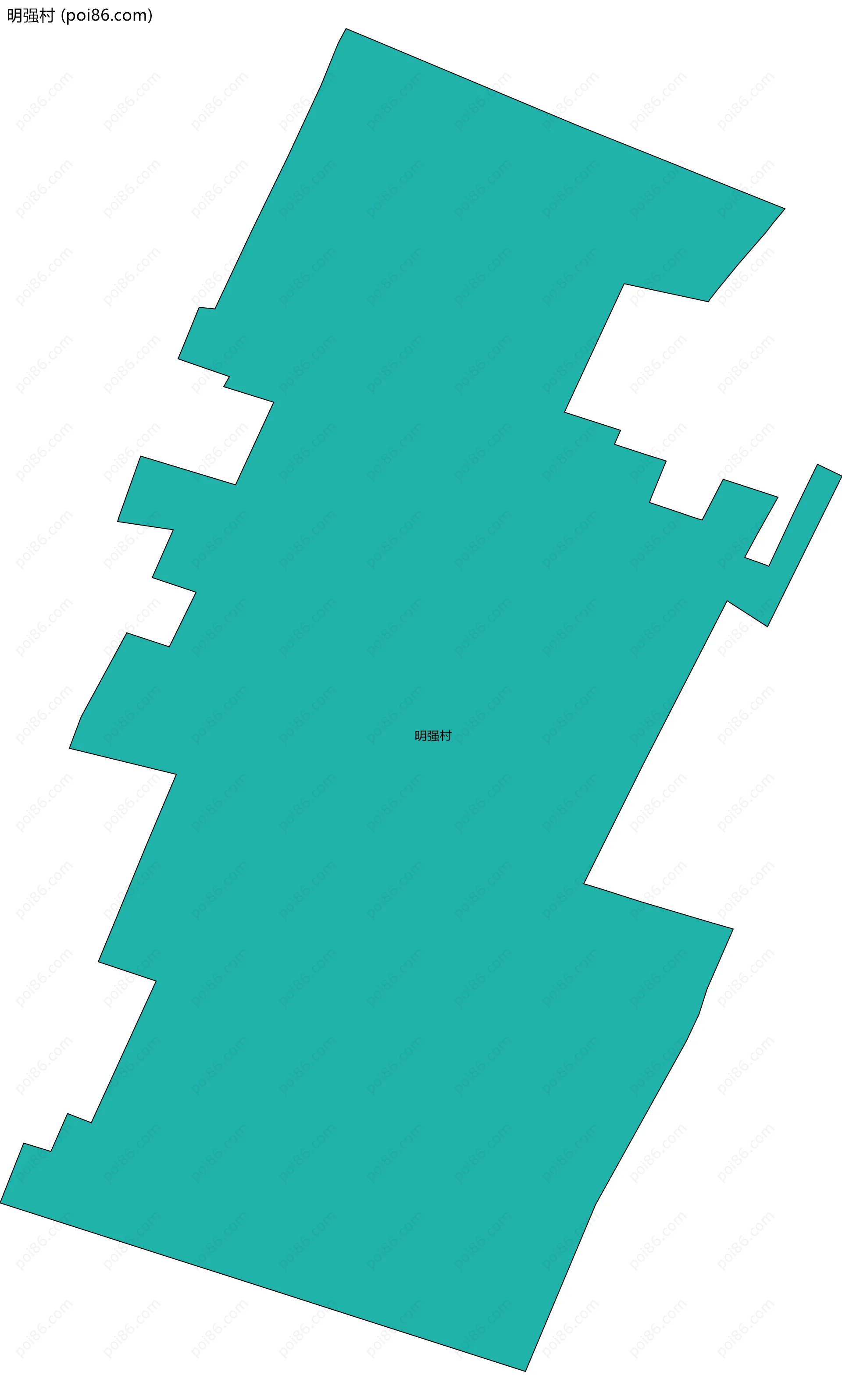 明强村边界地图