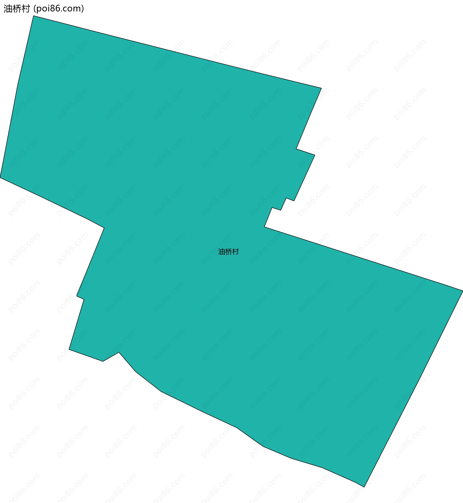 油桥村边界地图