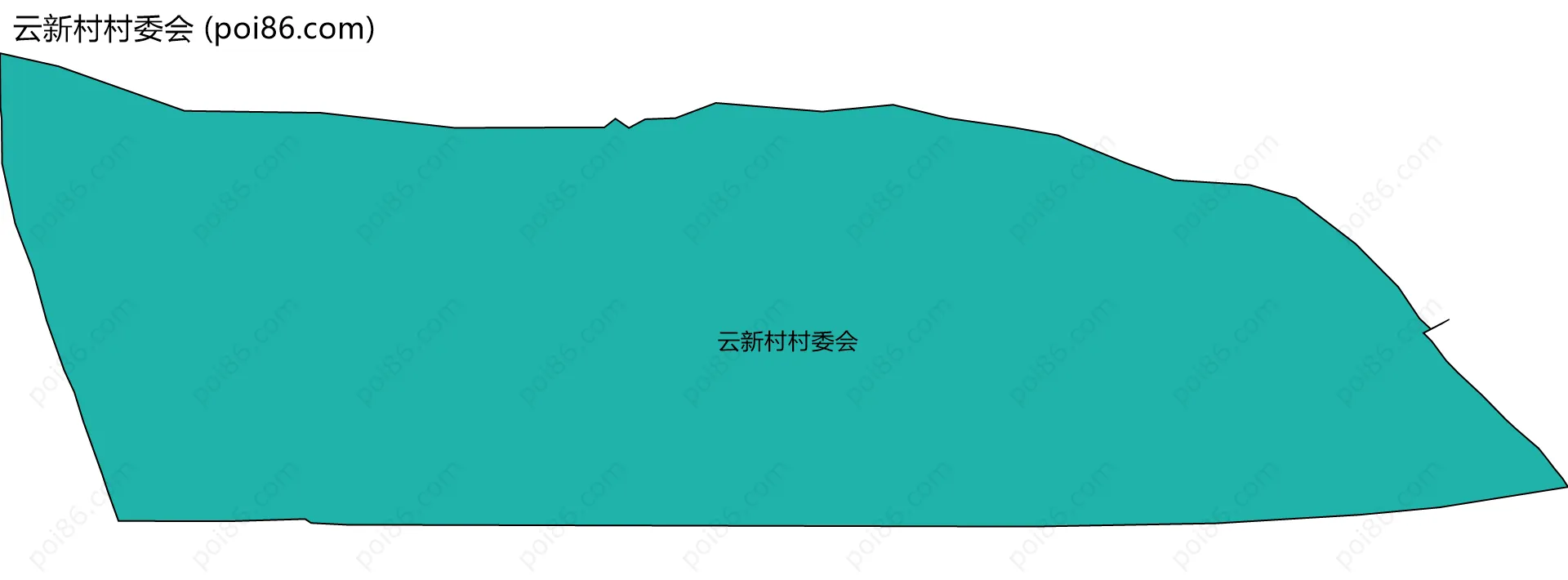 云新村村委会边界地图