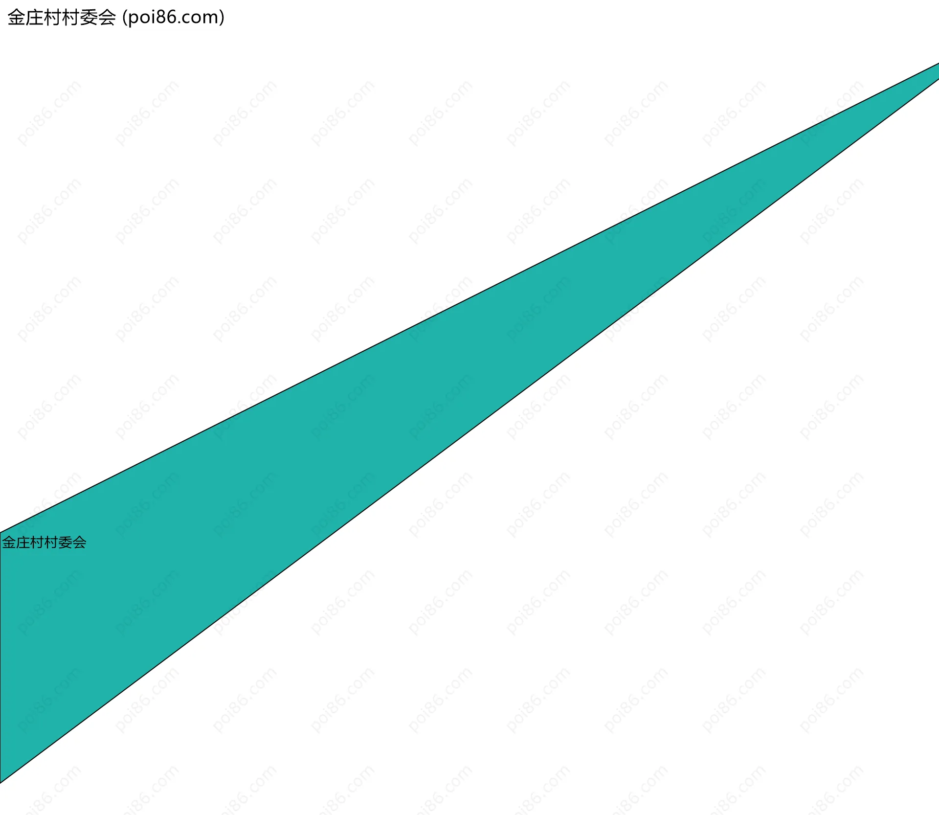 金庄村村委会边界地图