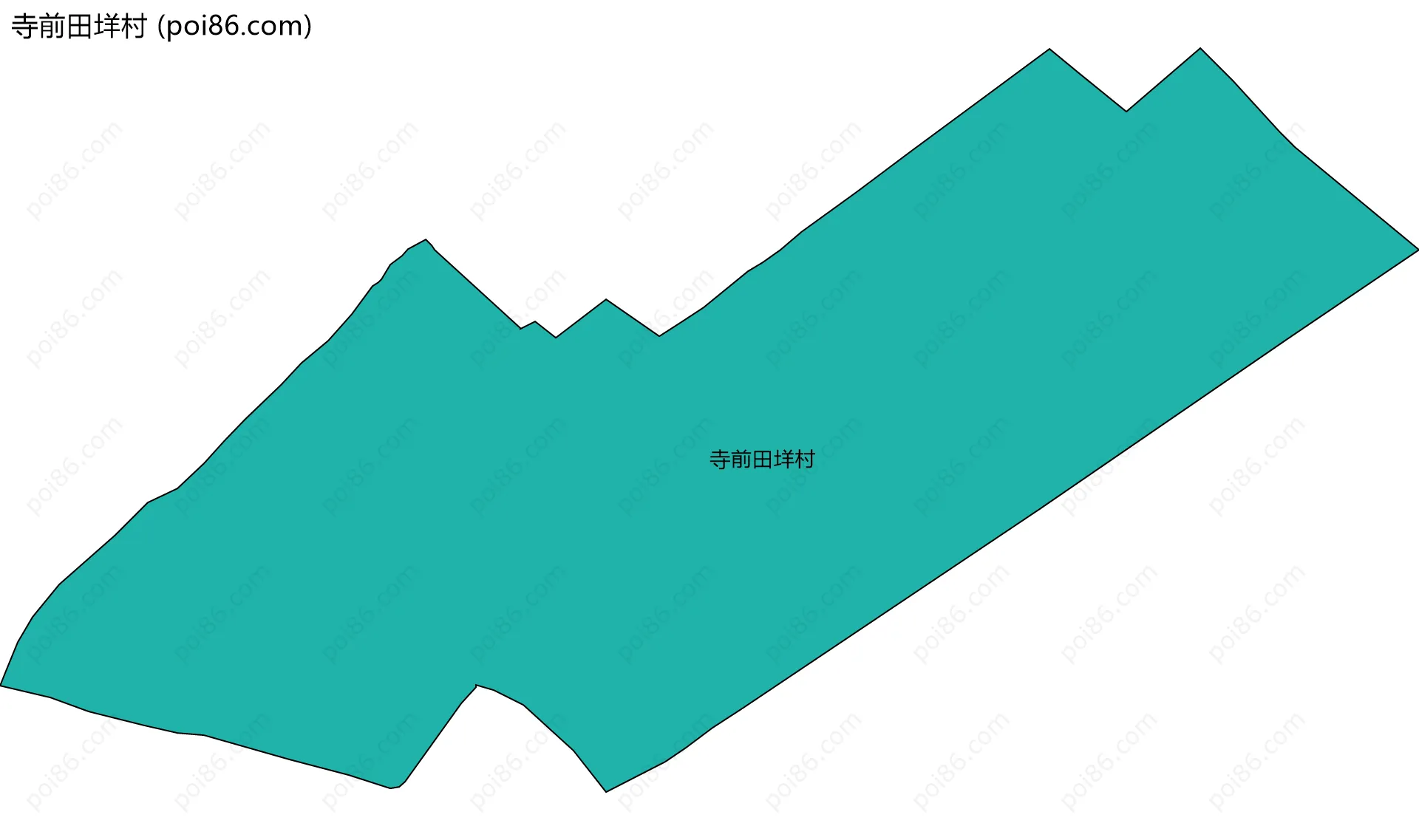 寺前田垟村边界地图