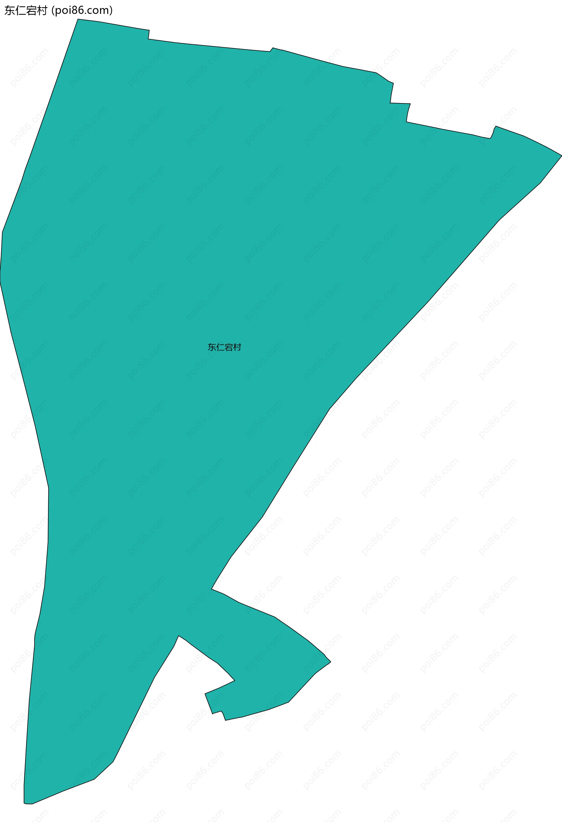 东仁宕村边界地图