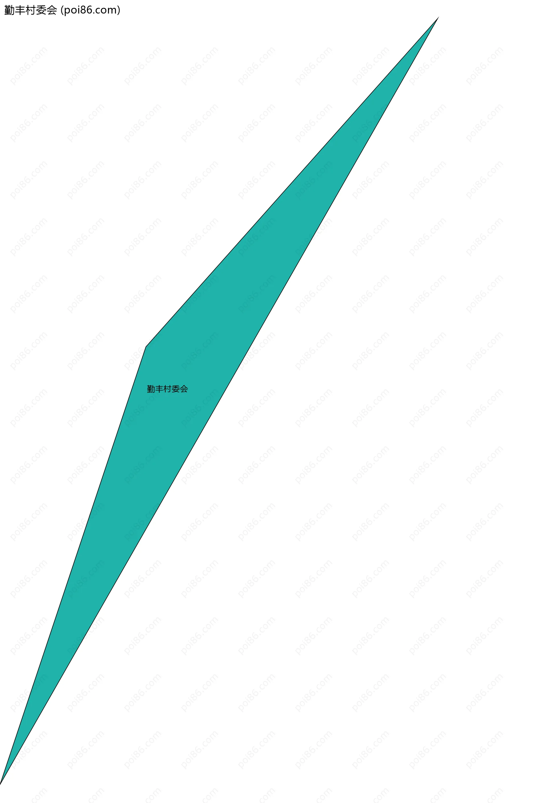 勤丰村委会边界地图