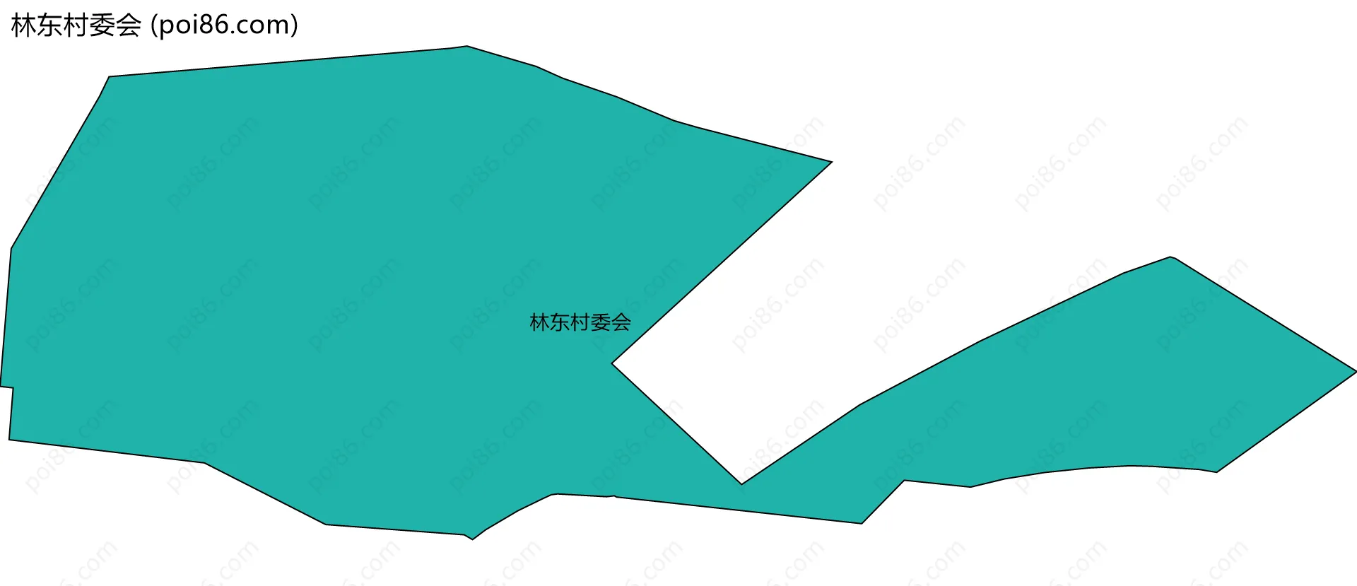 林东村委会边界地图