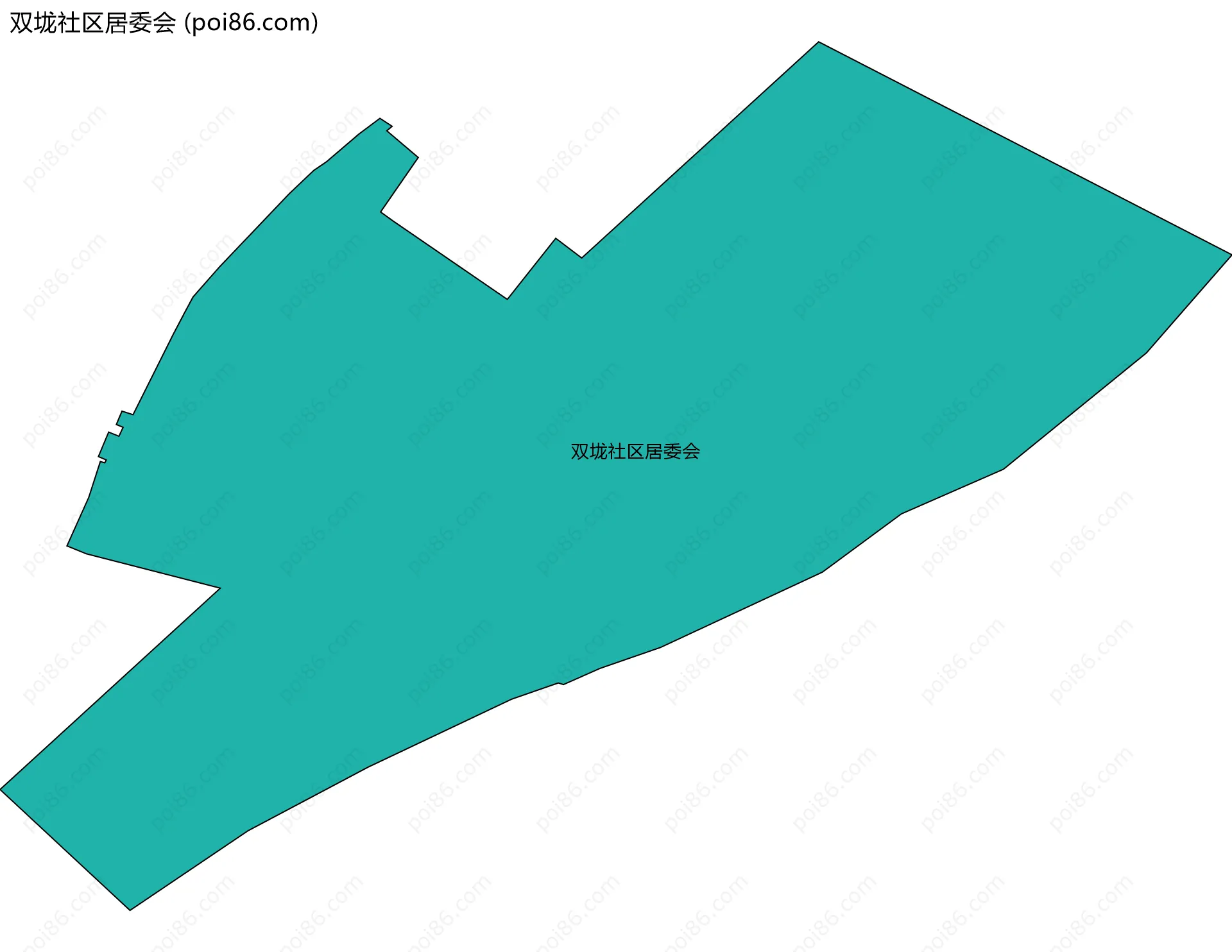 双垅社区居委会边界地图