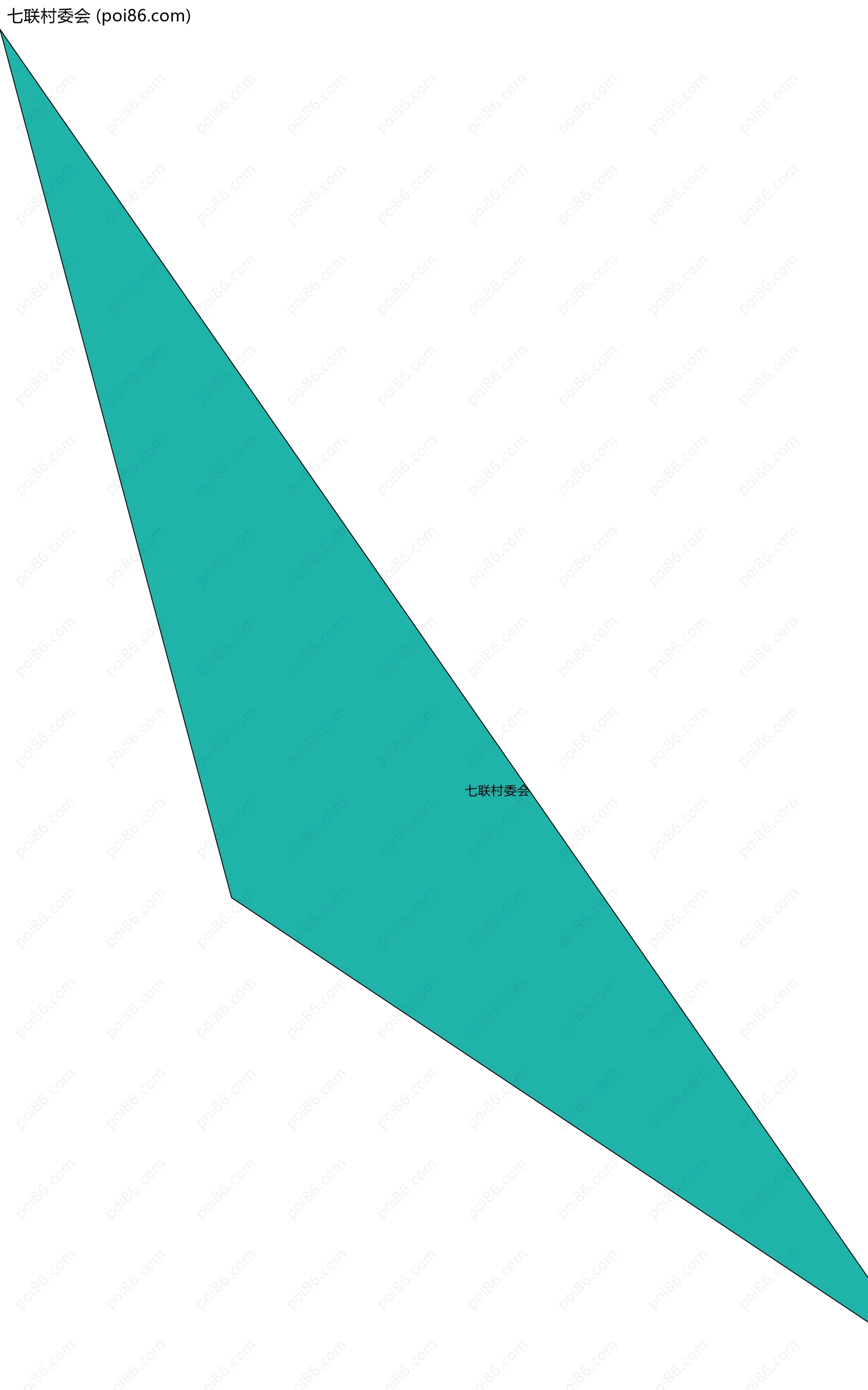 七联村委会边界地图