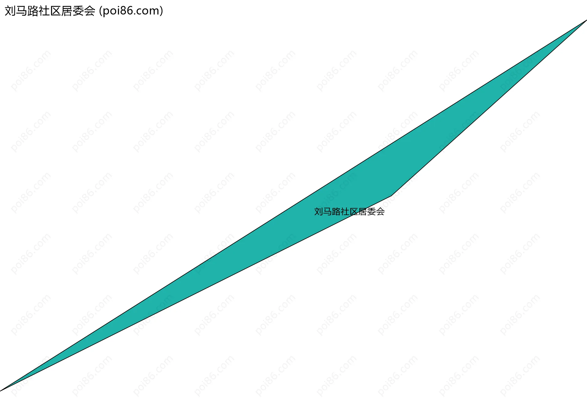 刘马路社区居委会边界地图