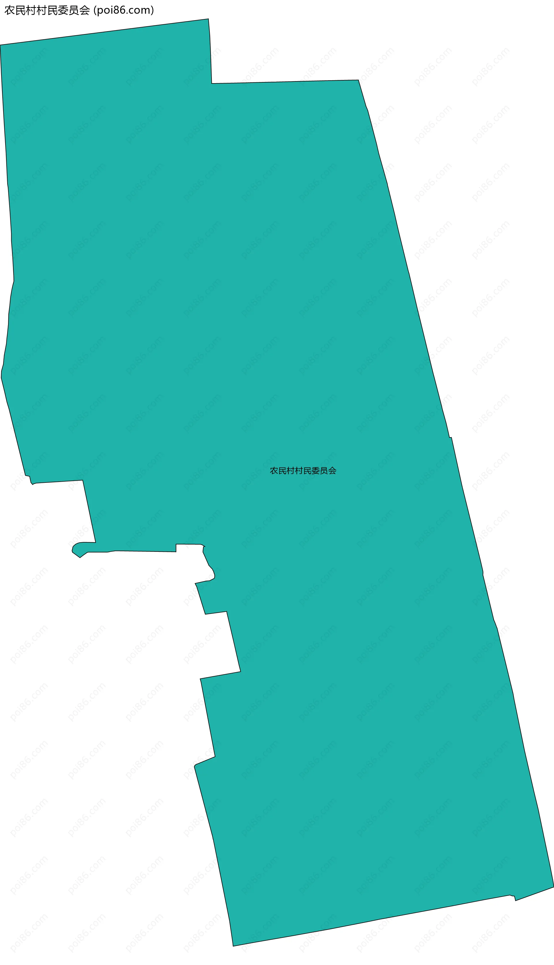 农民村村民委员会边界地图