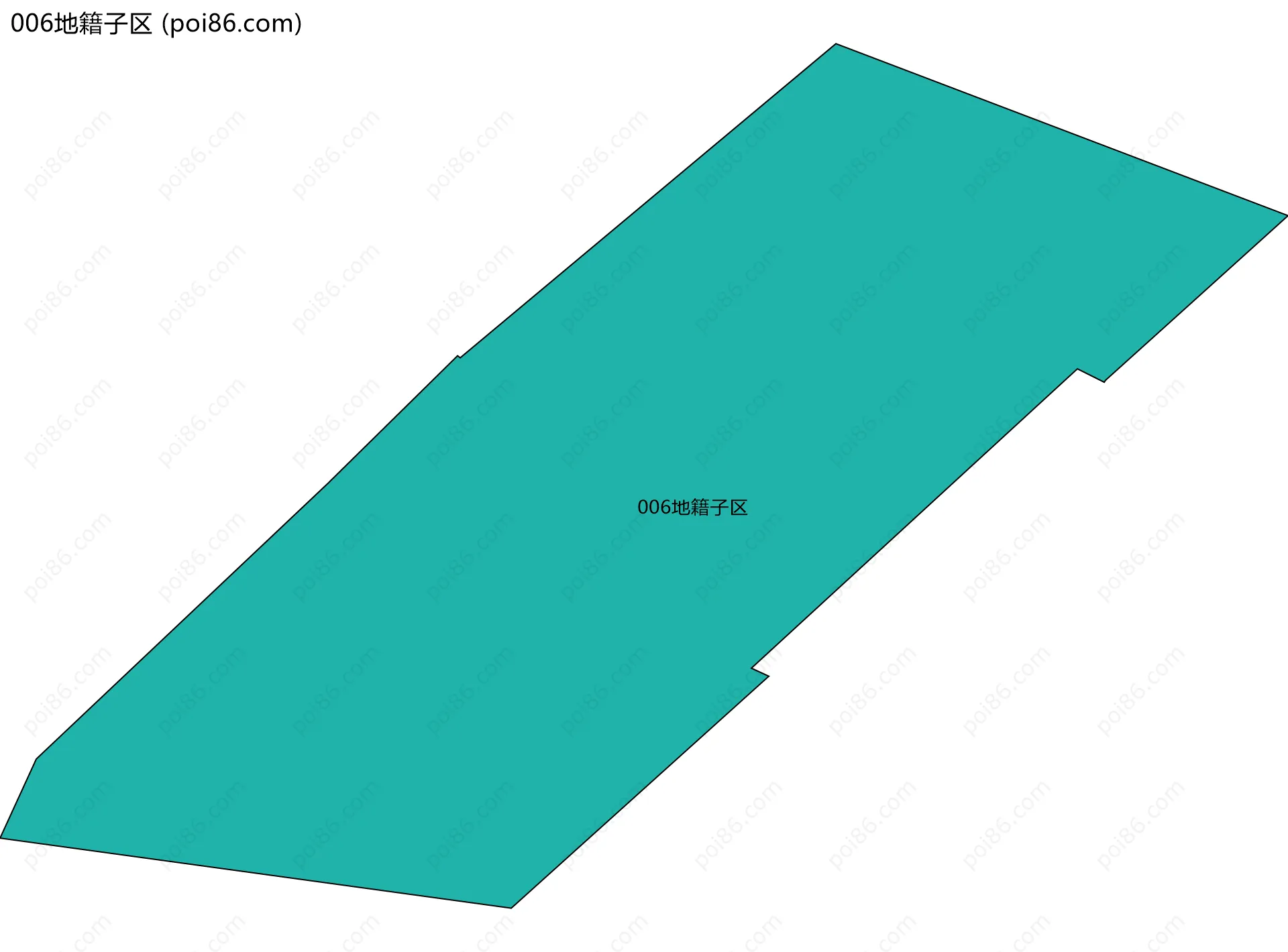006地籍子区边界地图