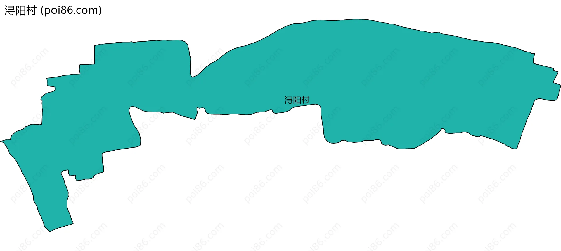 浔阳村边界地图