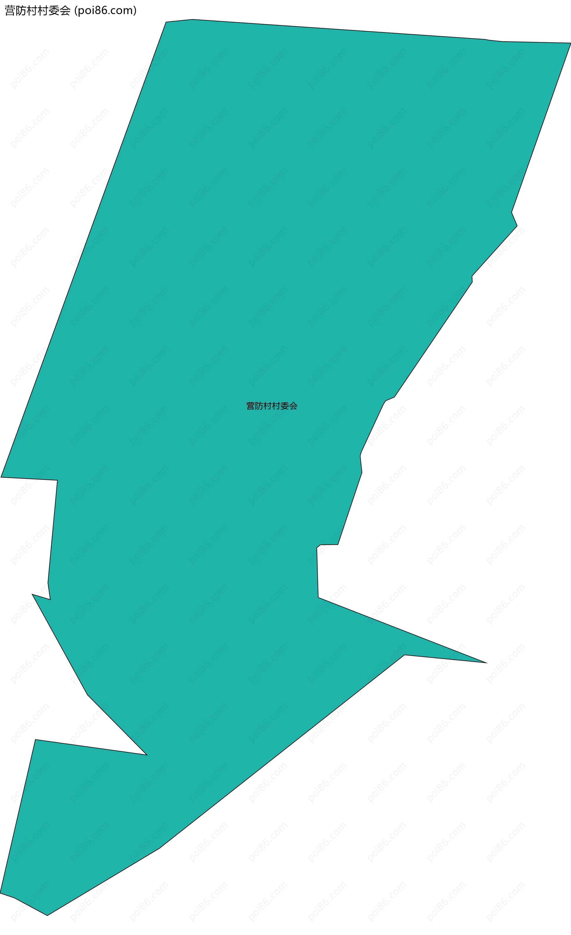 营防村村委会边界地图