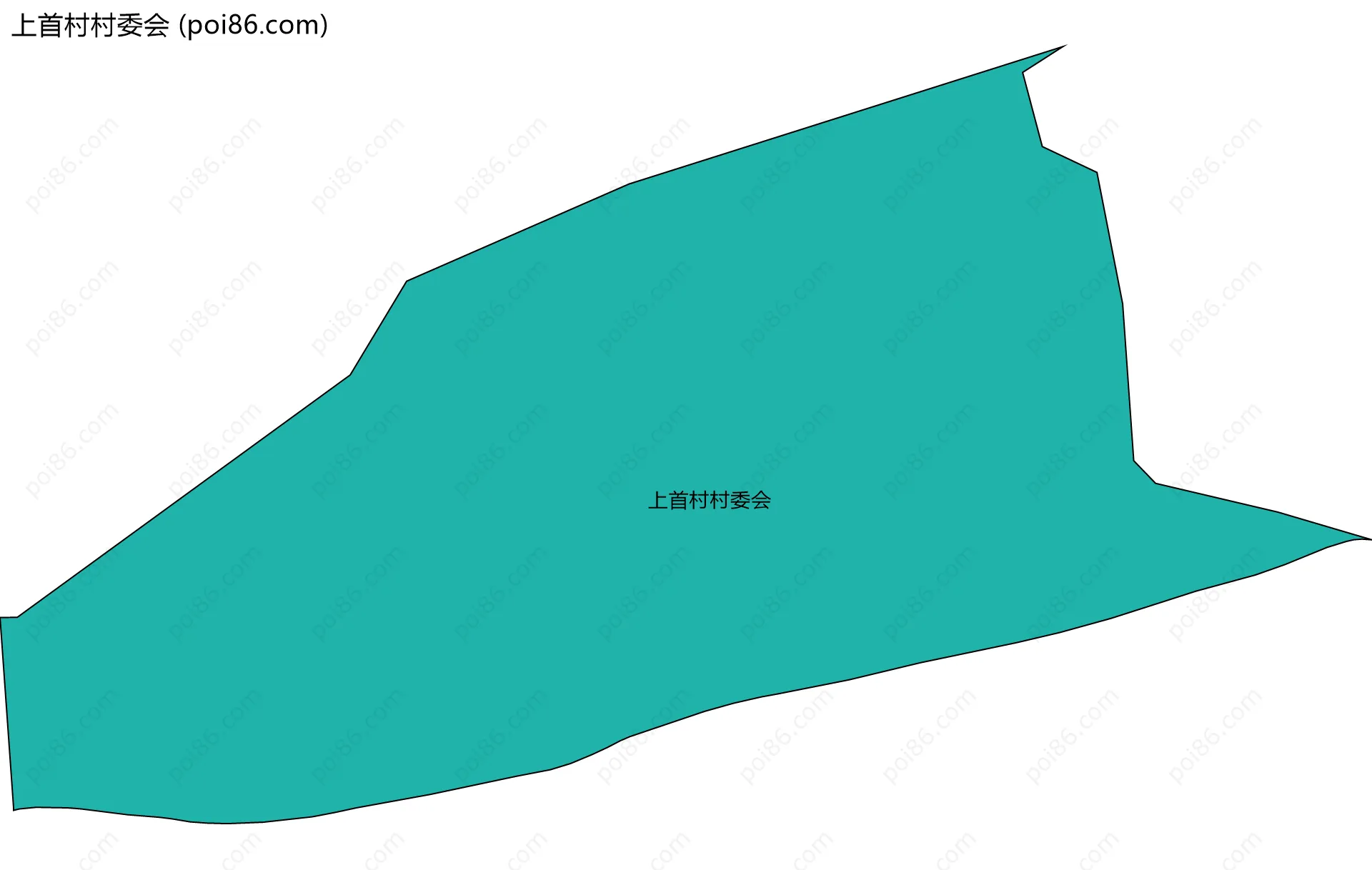 上首村村委会边界地图