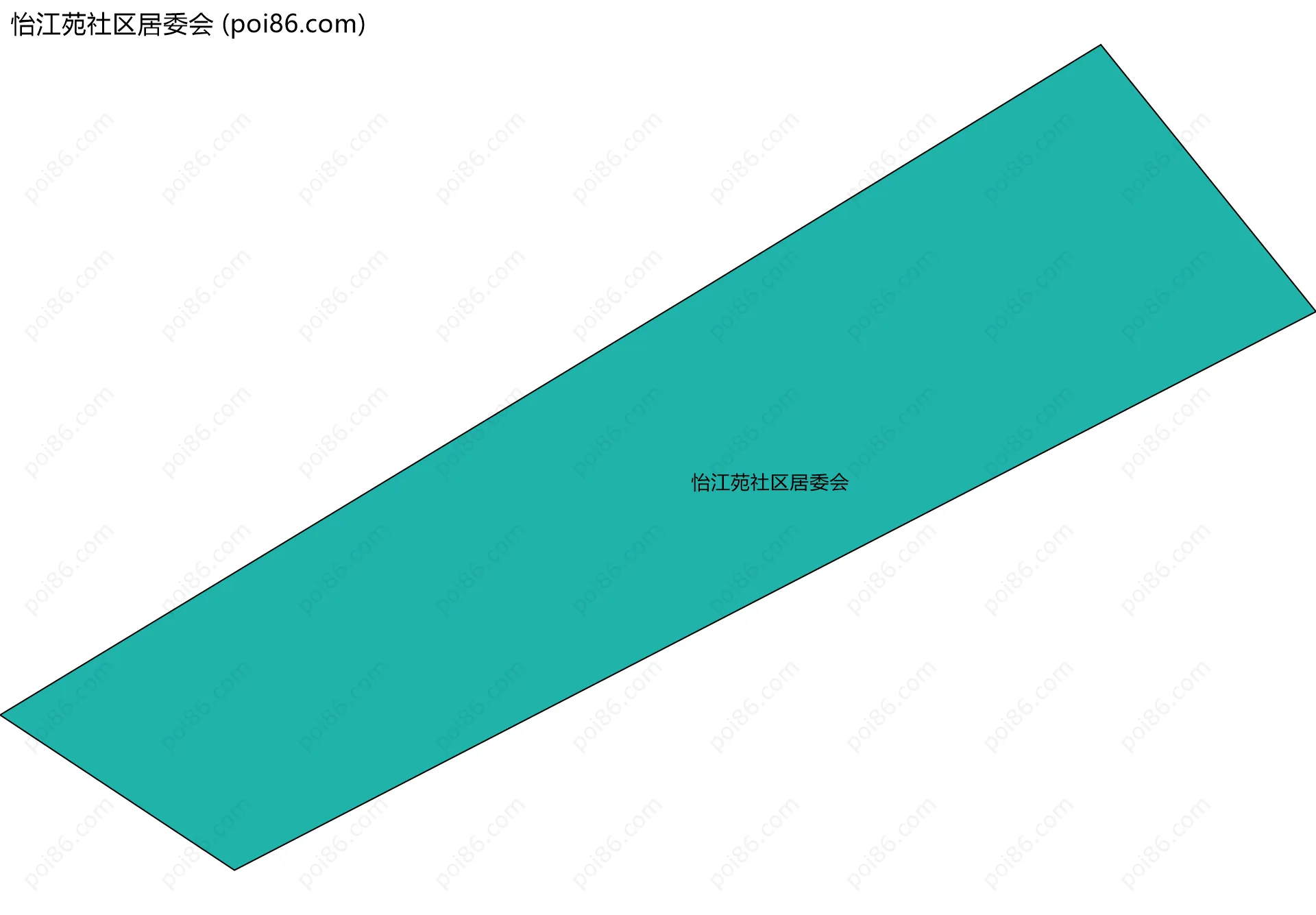 怡江苑社区居委会边界地图