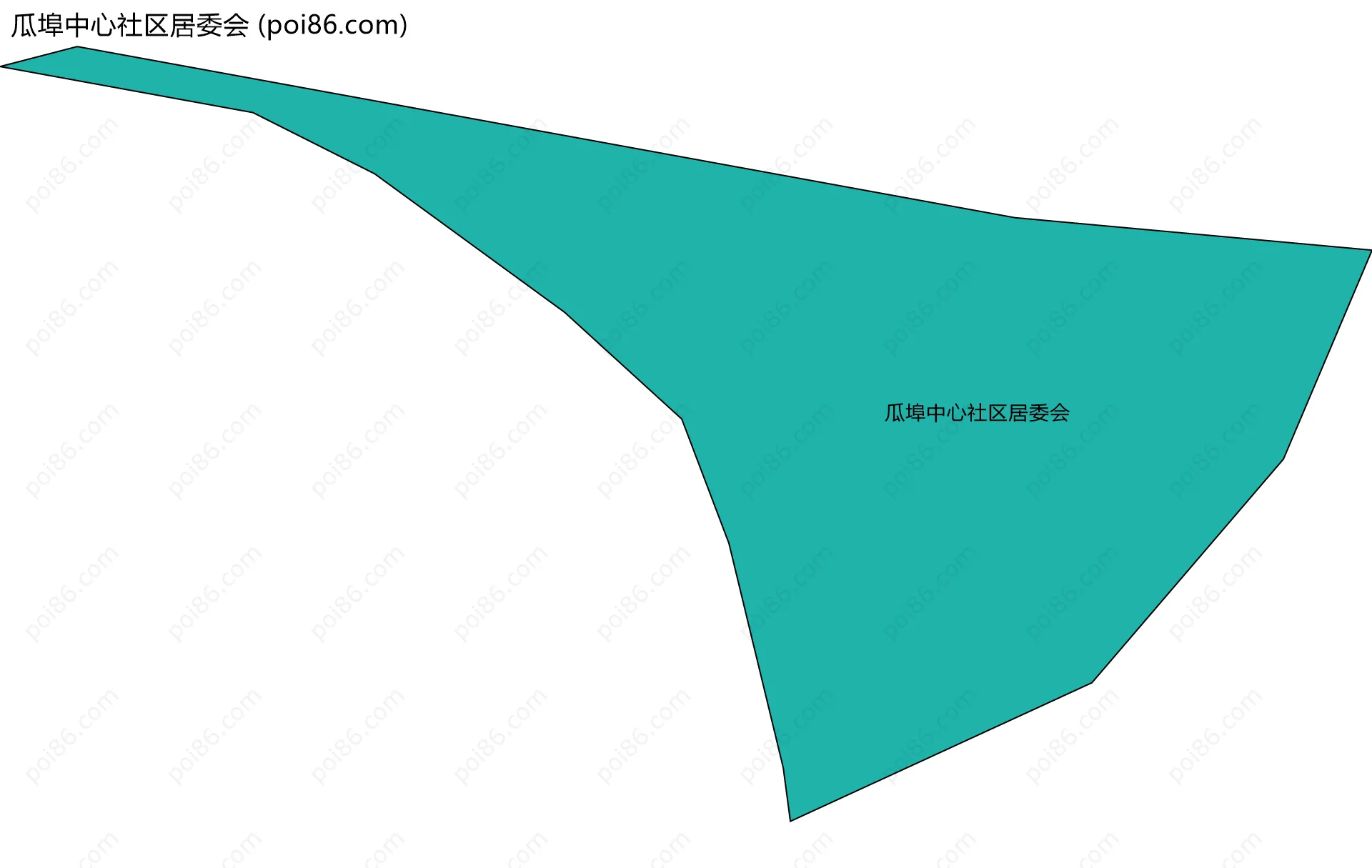 瓜埠中心社区居委会边界地图