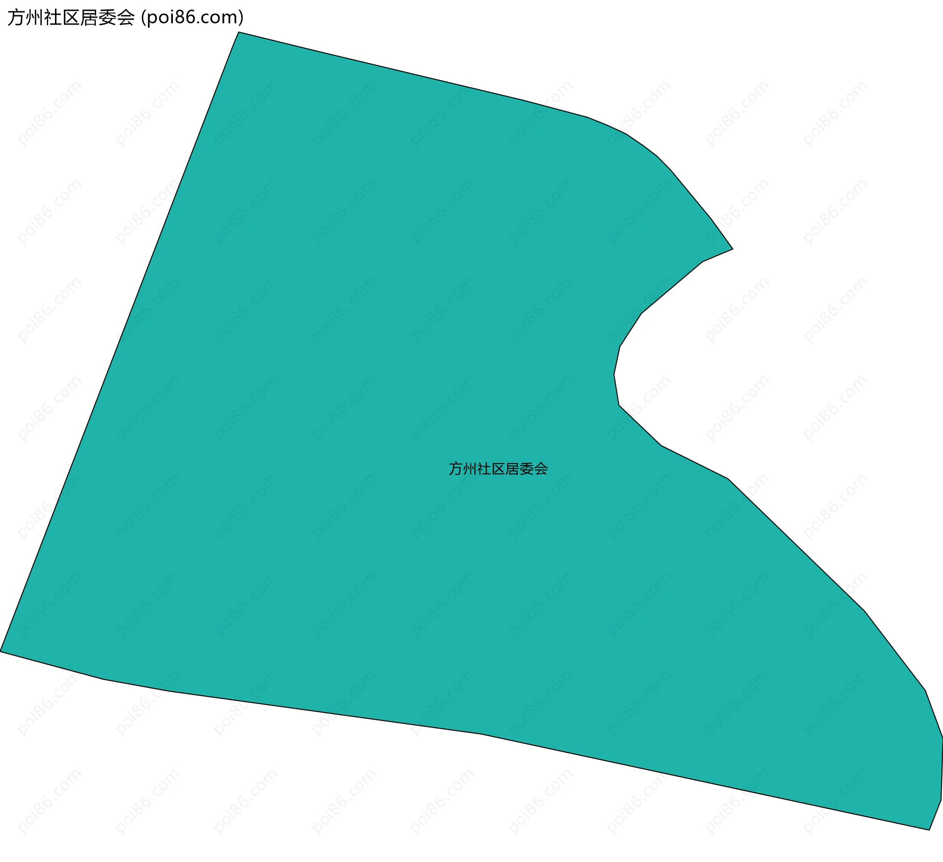 方州社区居委会边界地图