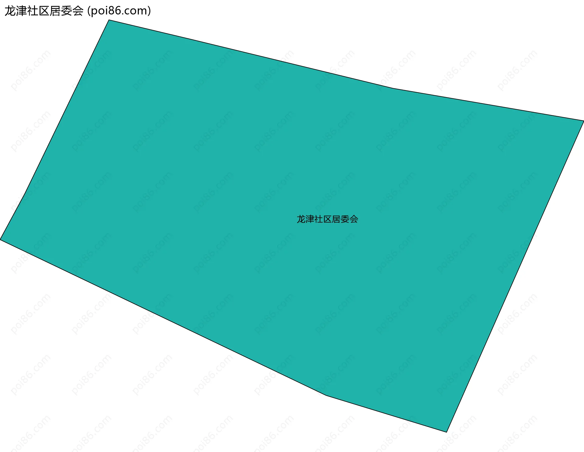 龙津社区居委会边界地图