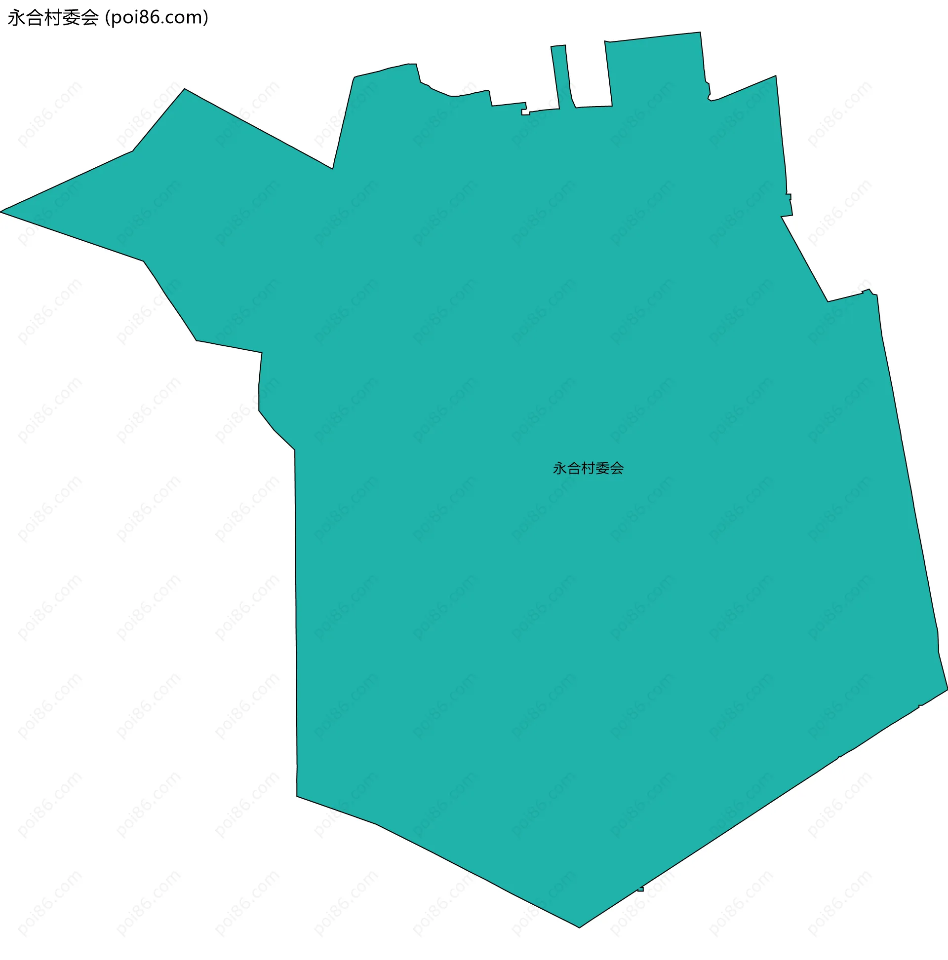 永合村委会边界地图