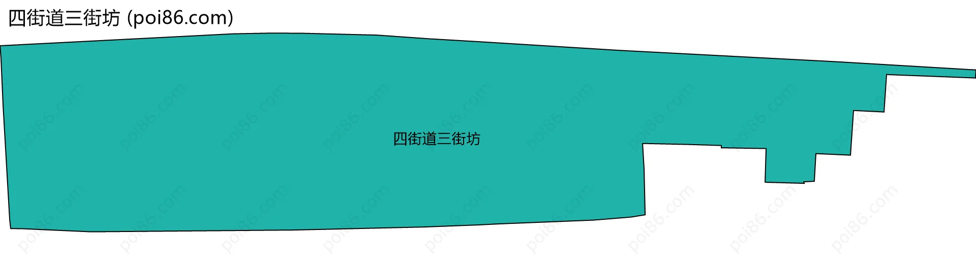 四街道三街坊边界地图