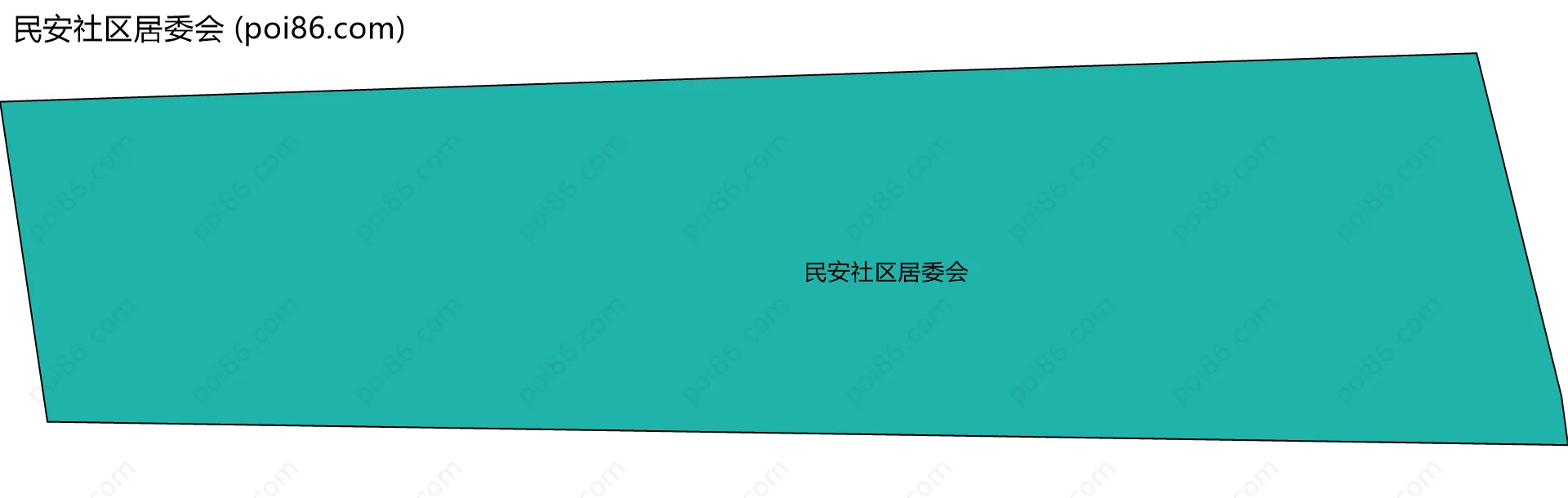 民安社区居委会边界地图