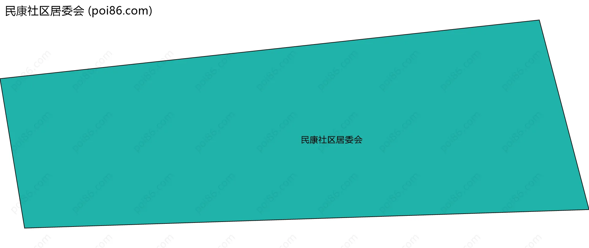 民康社区居委会边界地图