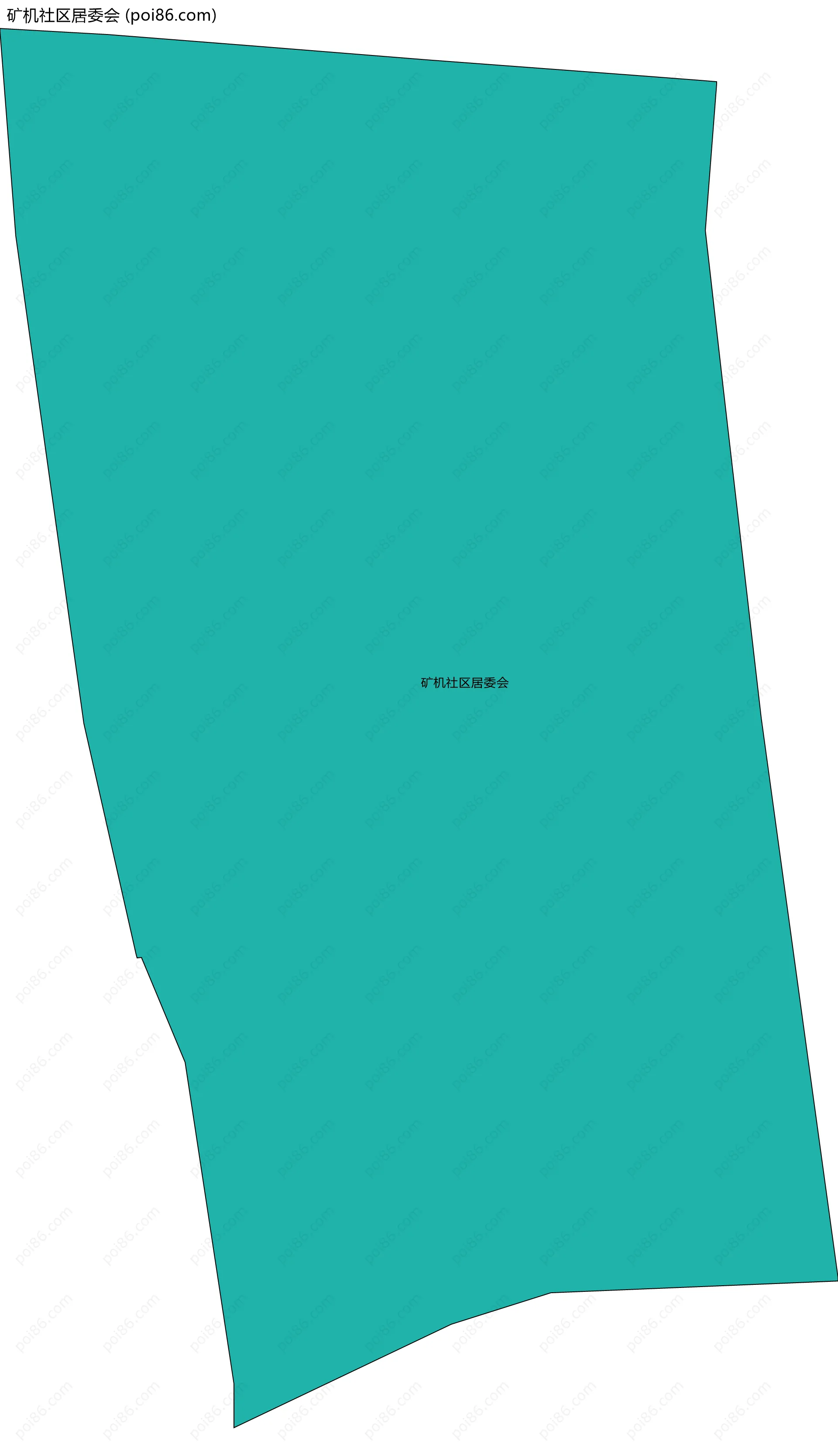 矿机社区居委会边界地图