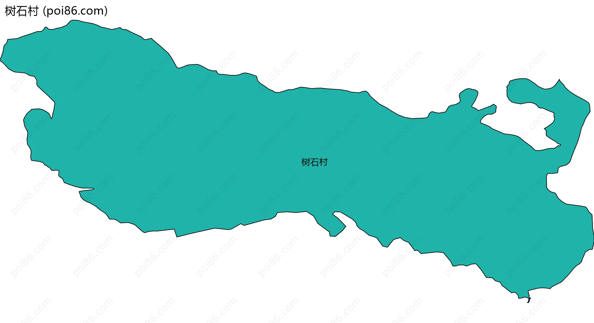 树石村边界地图