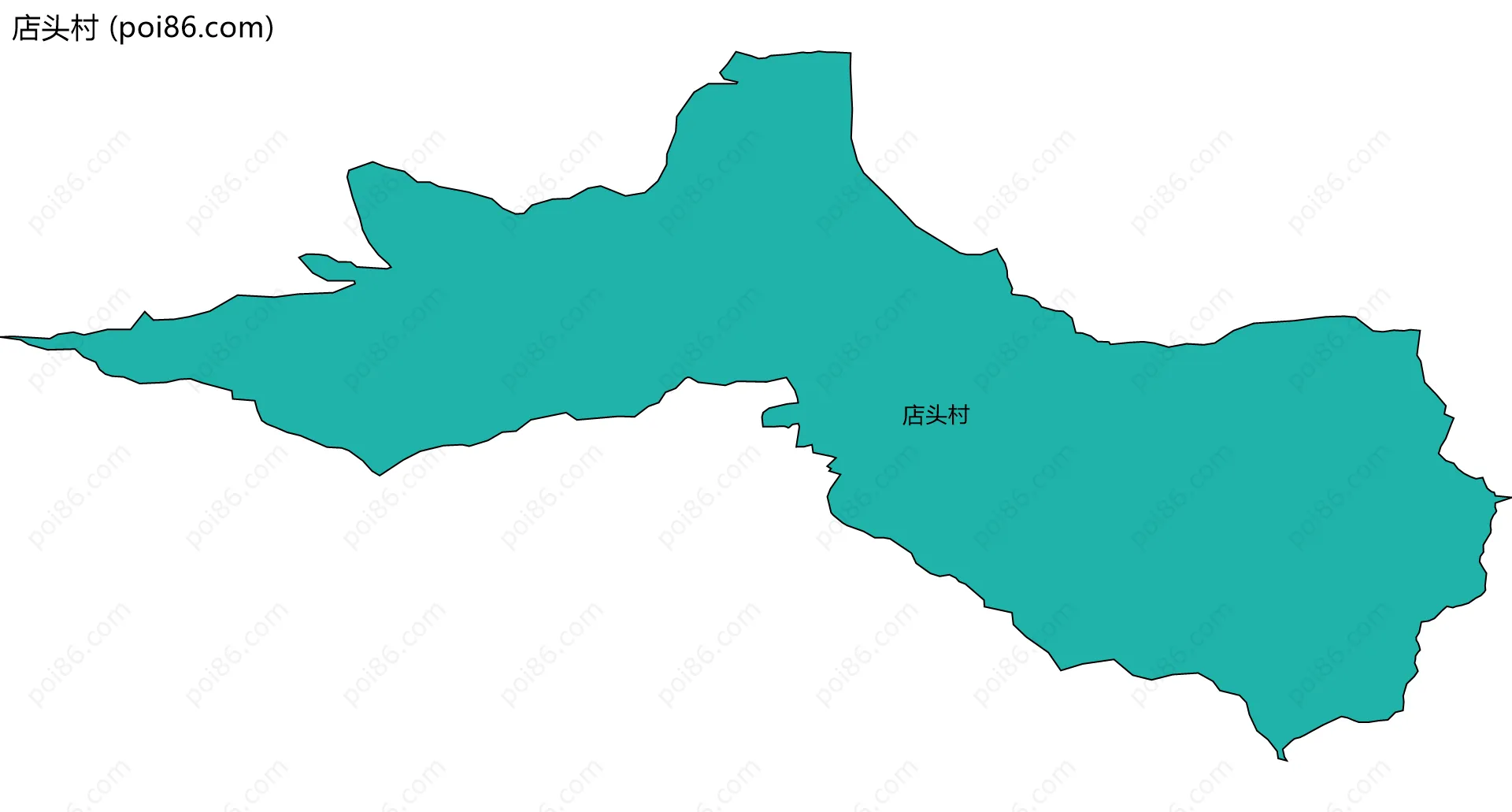 店头村边界地图