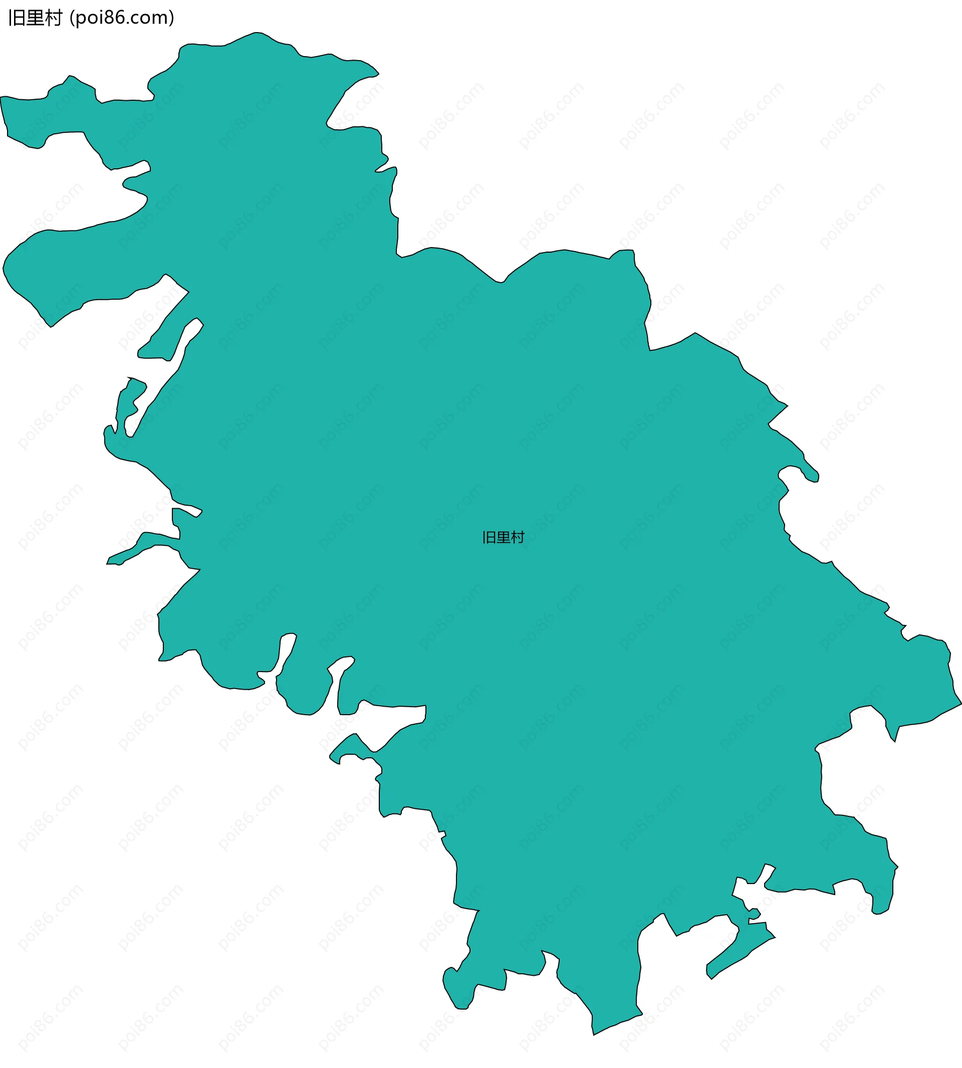 旧里村边界地图