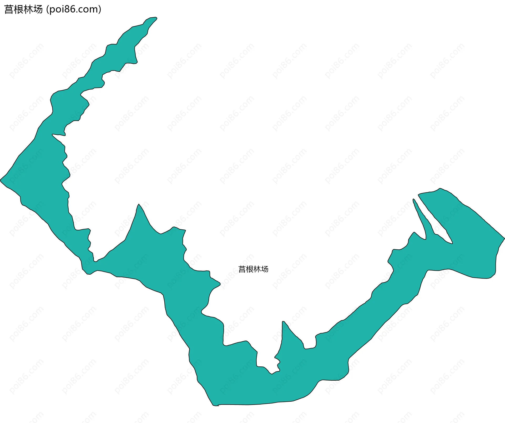 莒根林场边界地图