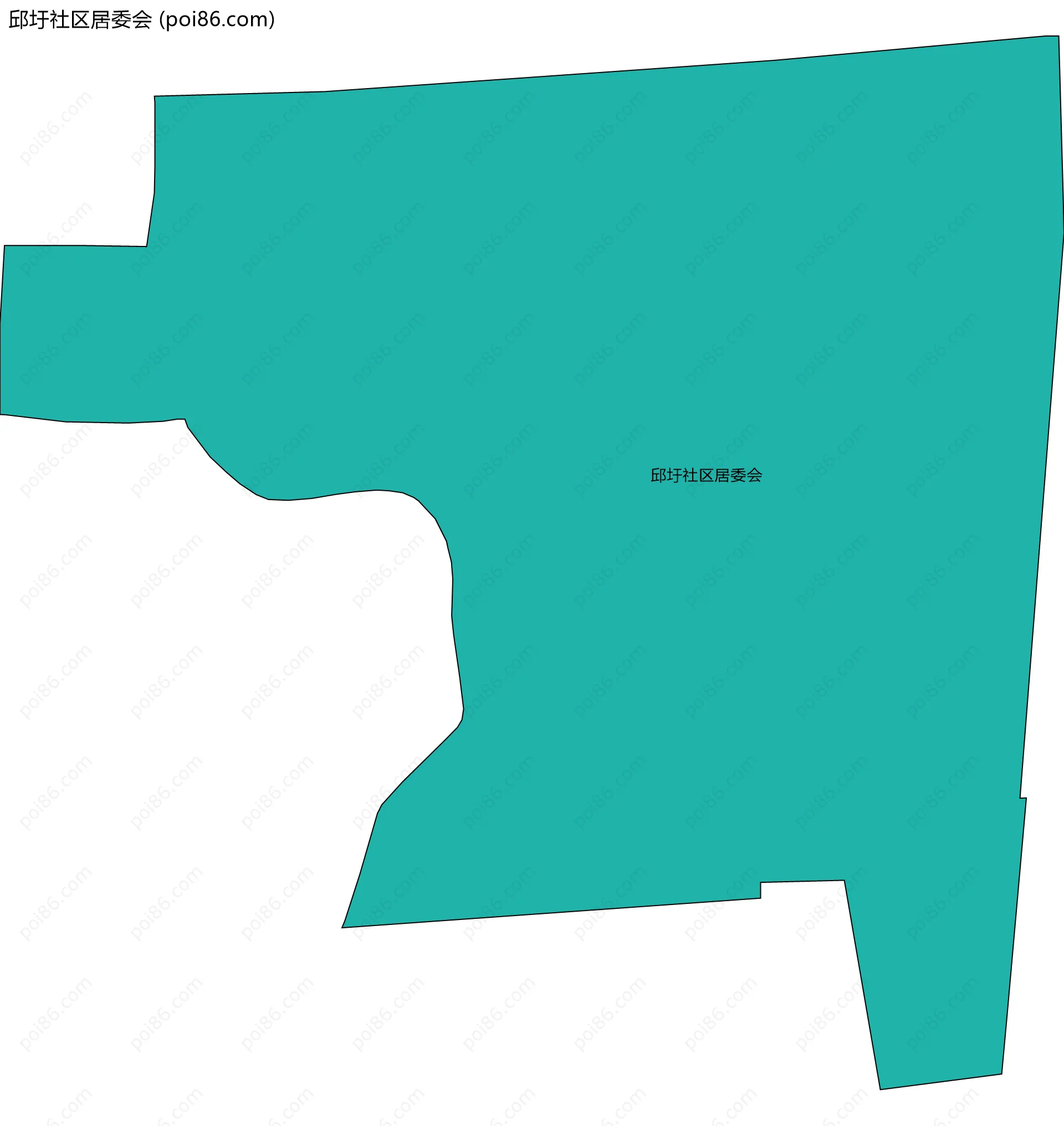 邱圩社区居委会边界地图