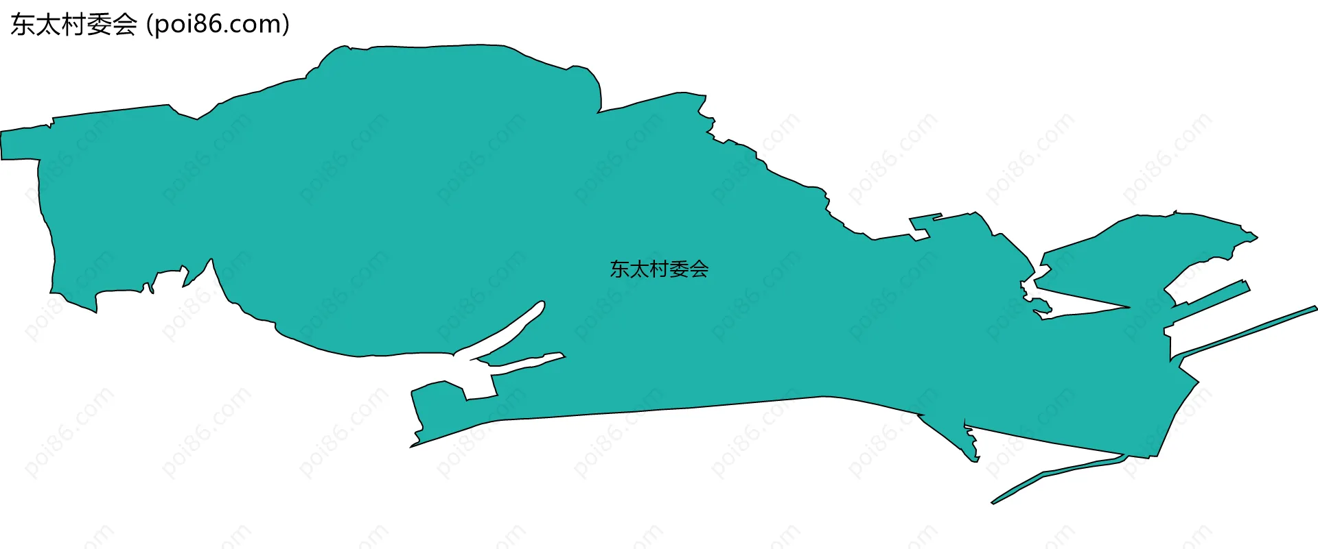 东太村委会边界地图