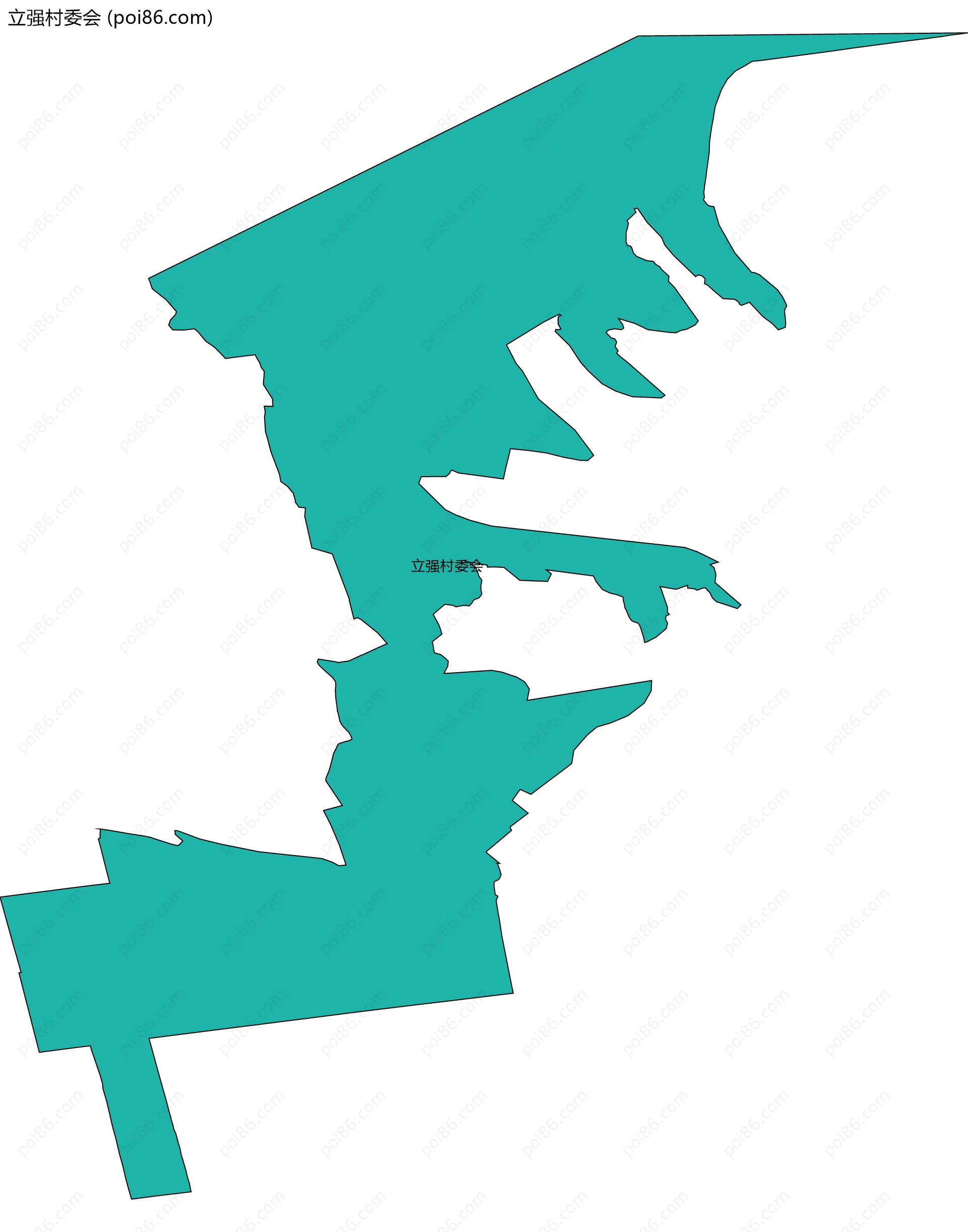 立强村委会边界地图
