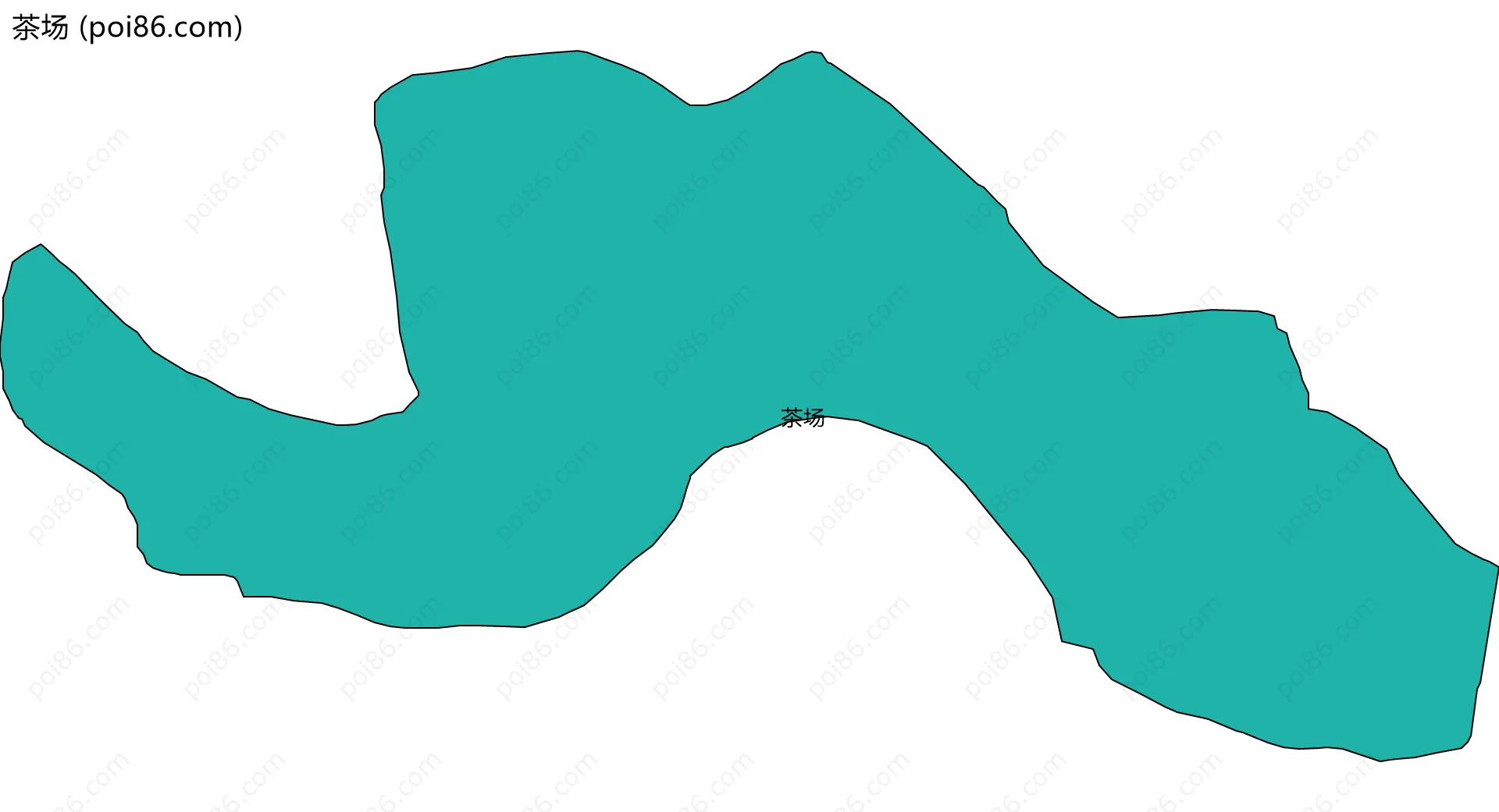 茶场边界地图