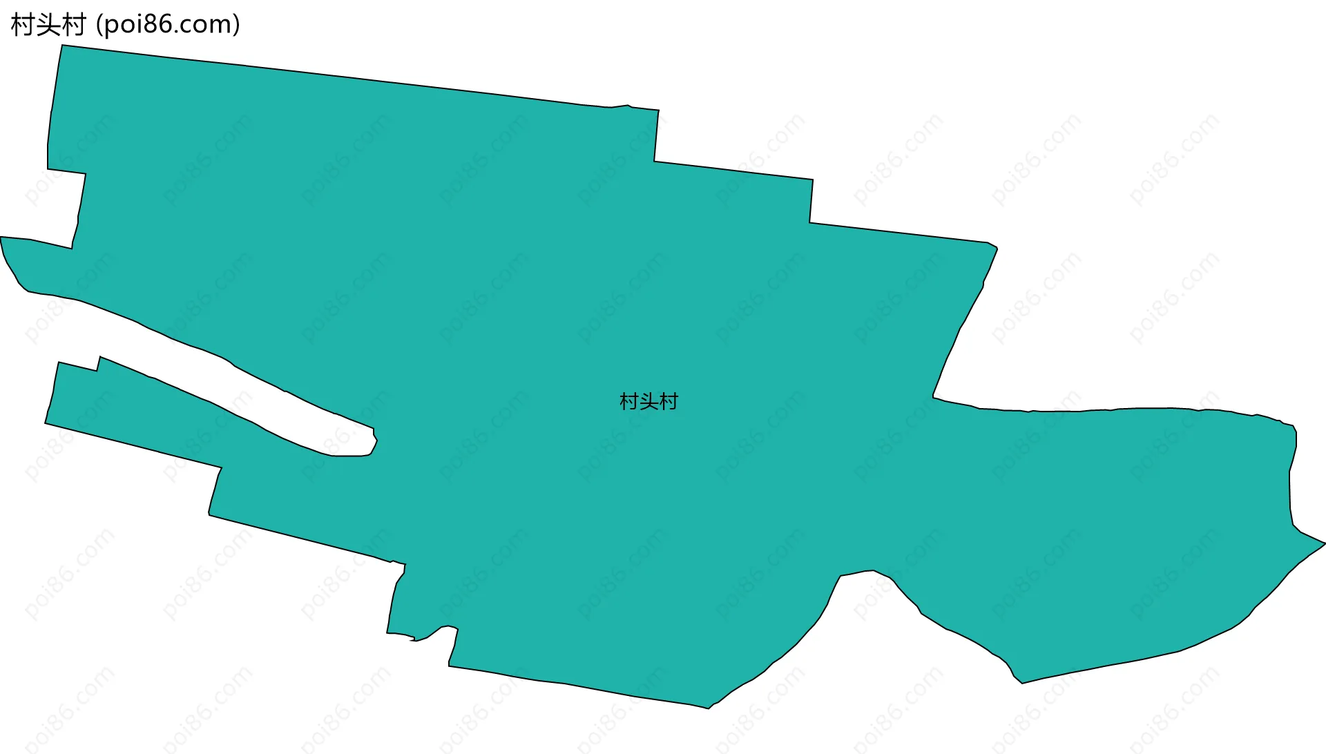 村头村边界地图
