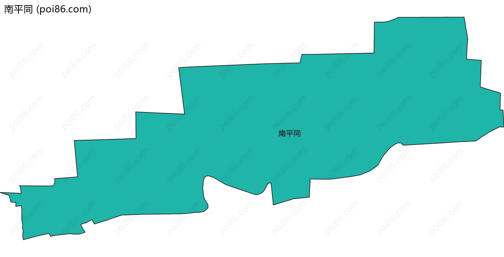 南平同边界地图