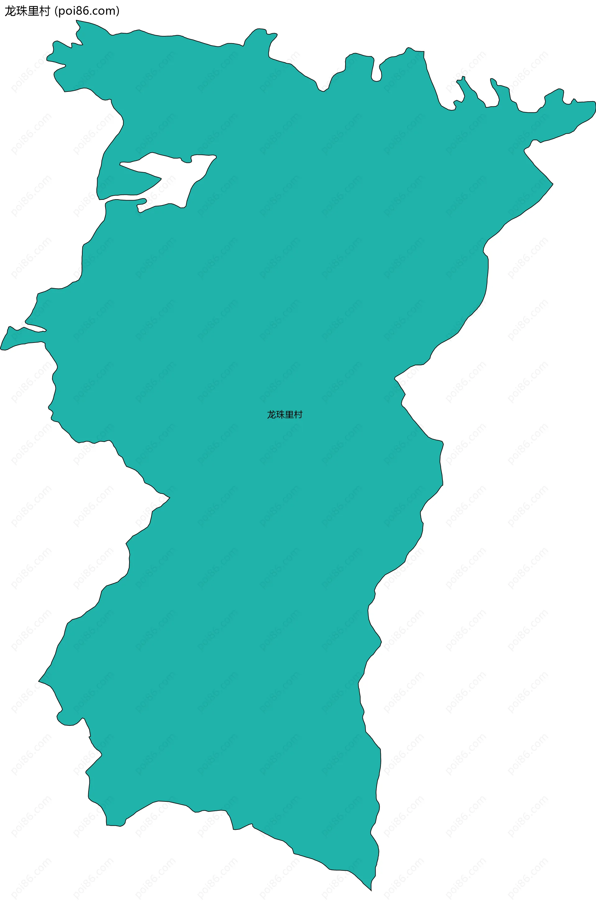 龙珠里村边界地图