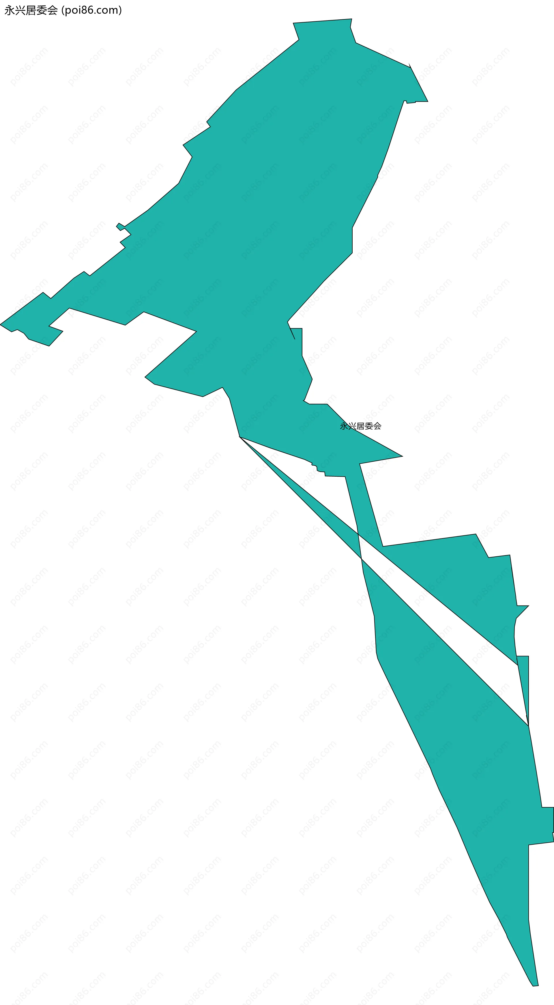 永兴居委会边界地图