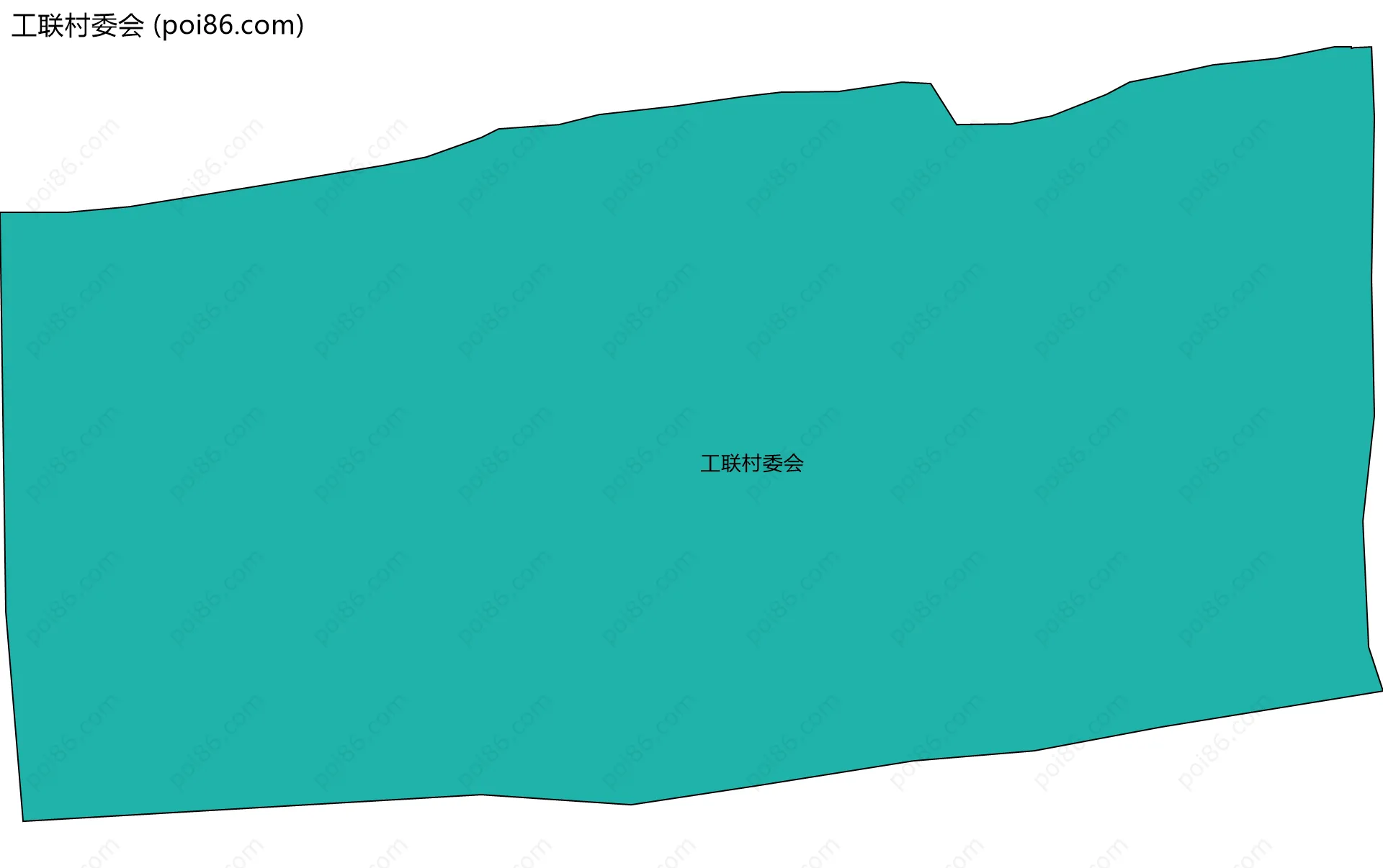 工联村委会边界地图