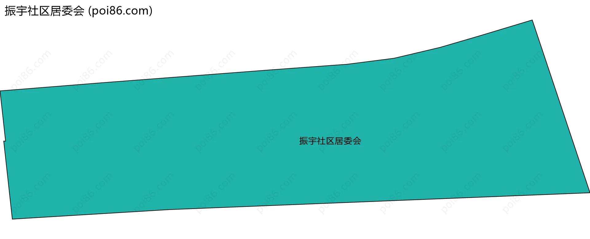 振宇社区居委会边界地图