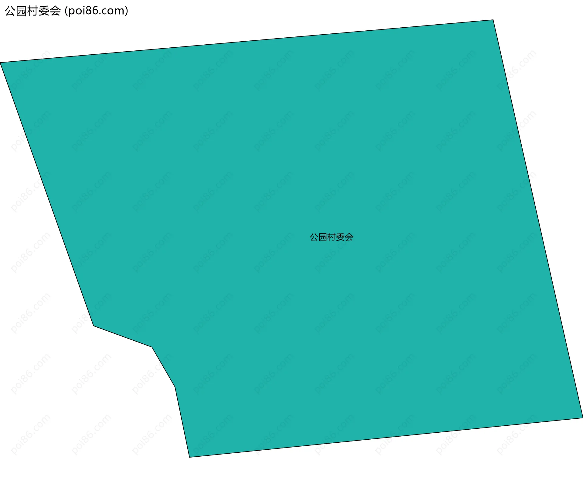 公园村委会边界地图