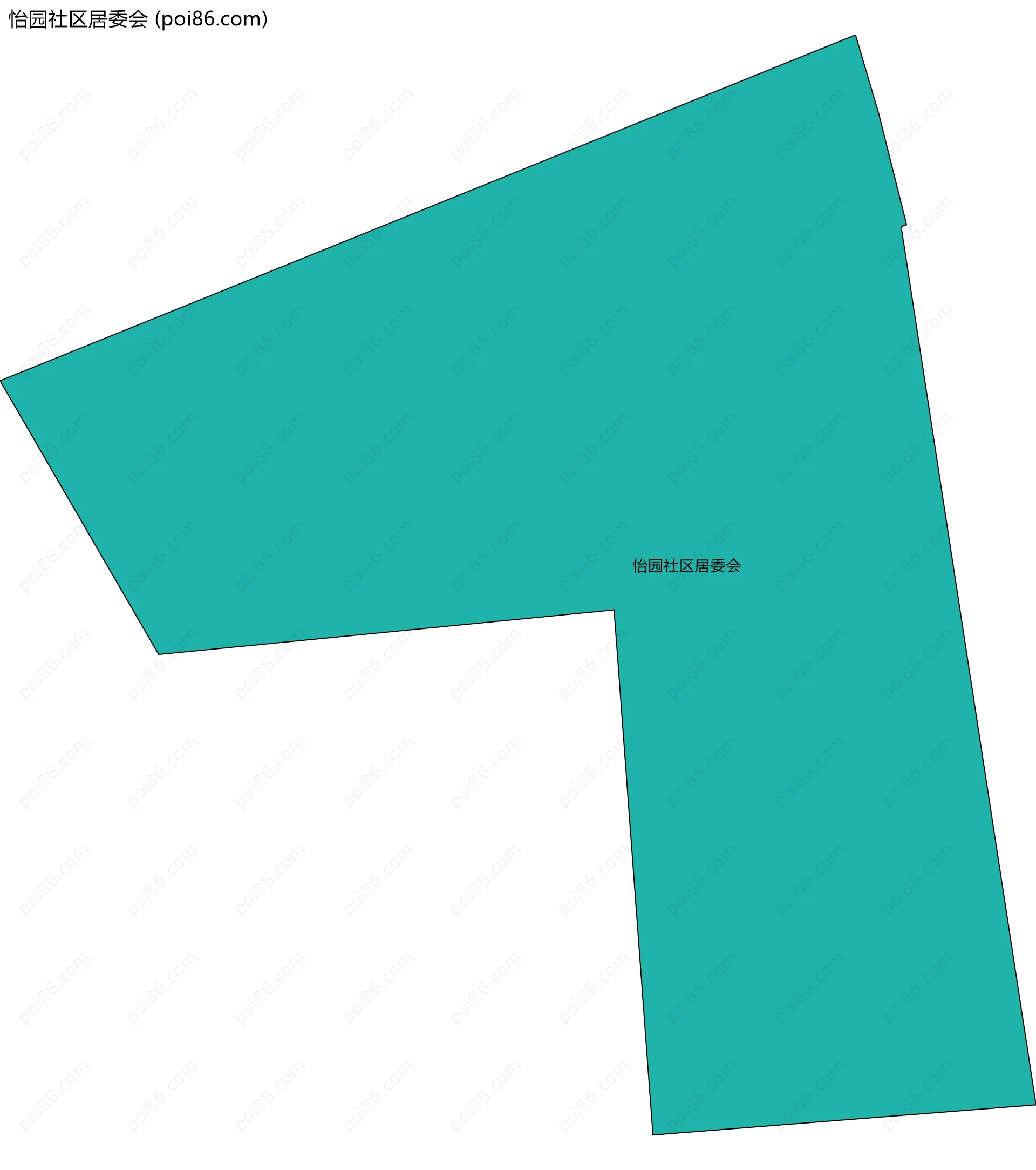 怡园社区居委会边界地图