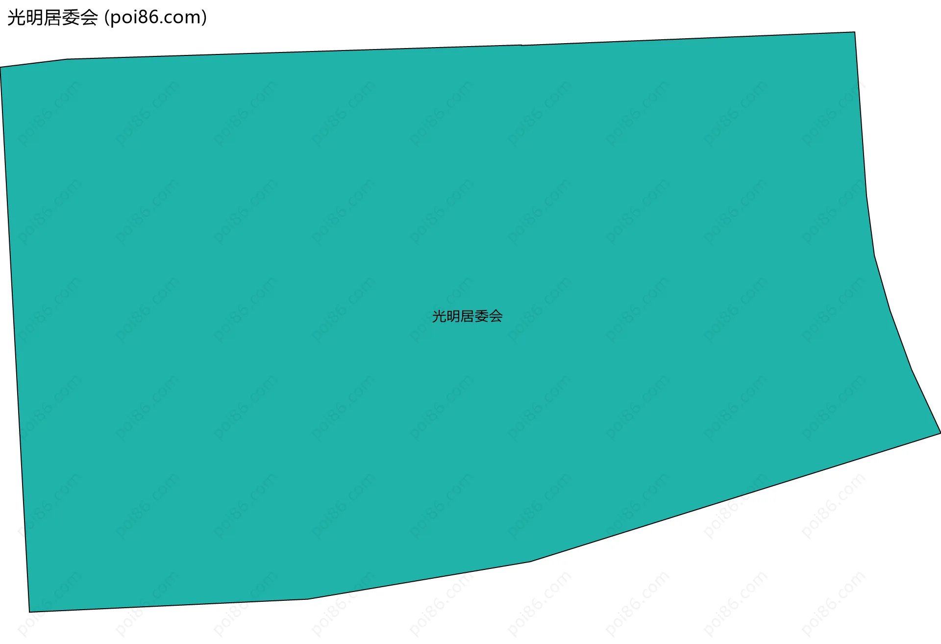 光明居委会边界地图
