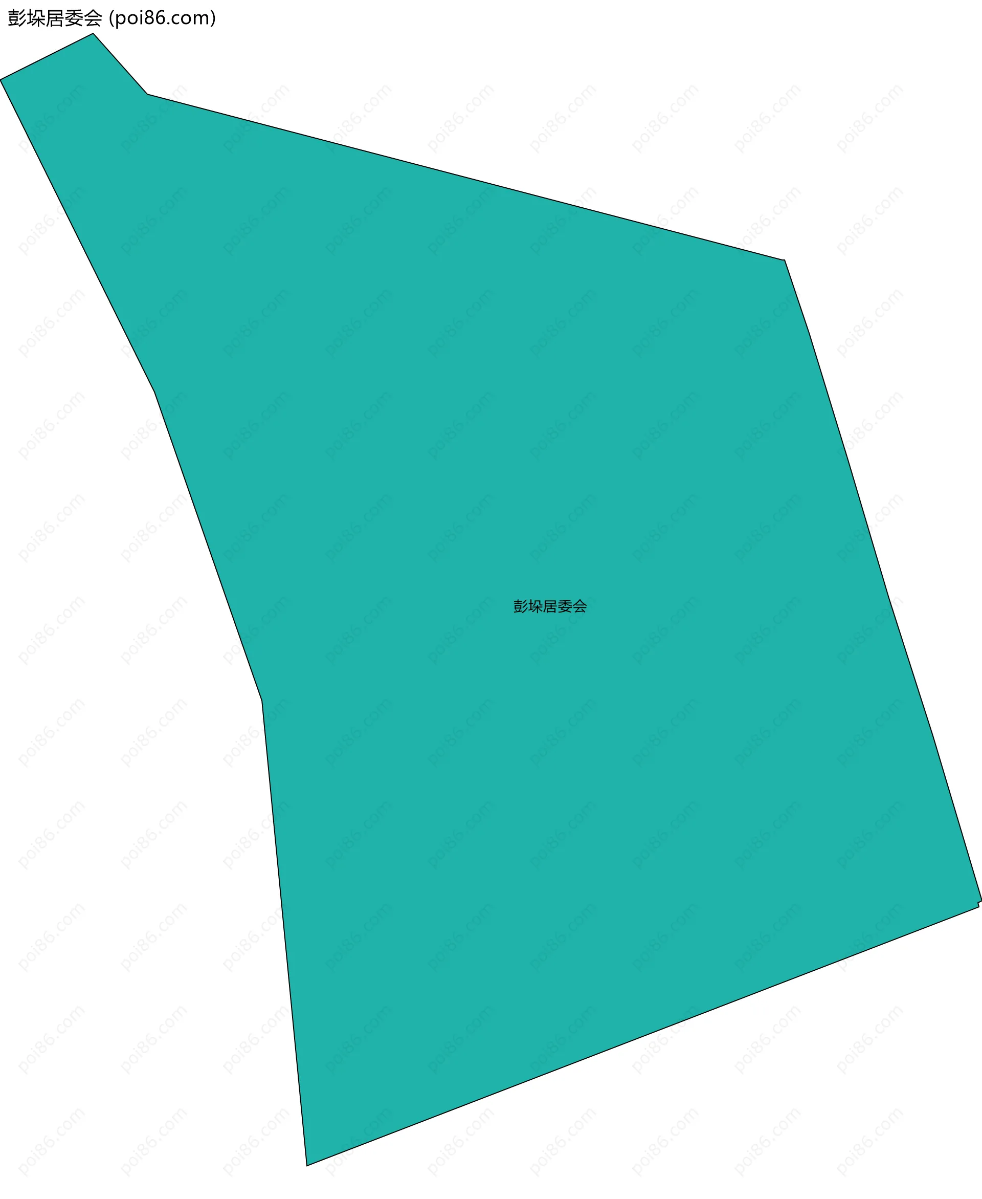 彭垛居委会边界地图