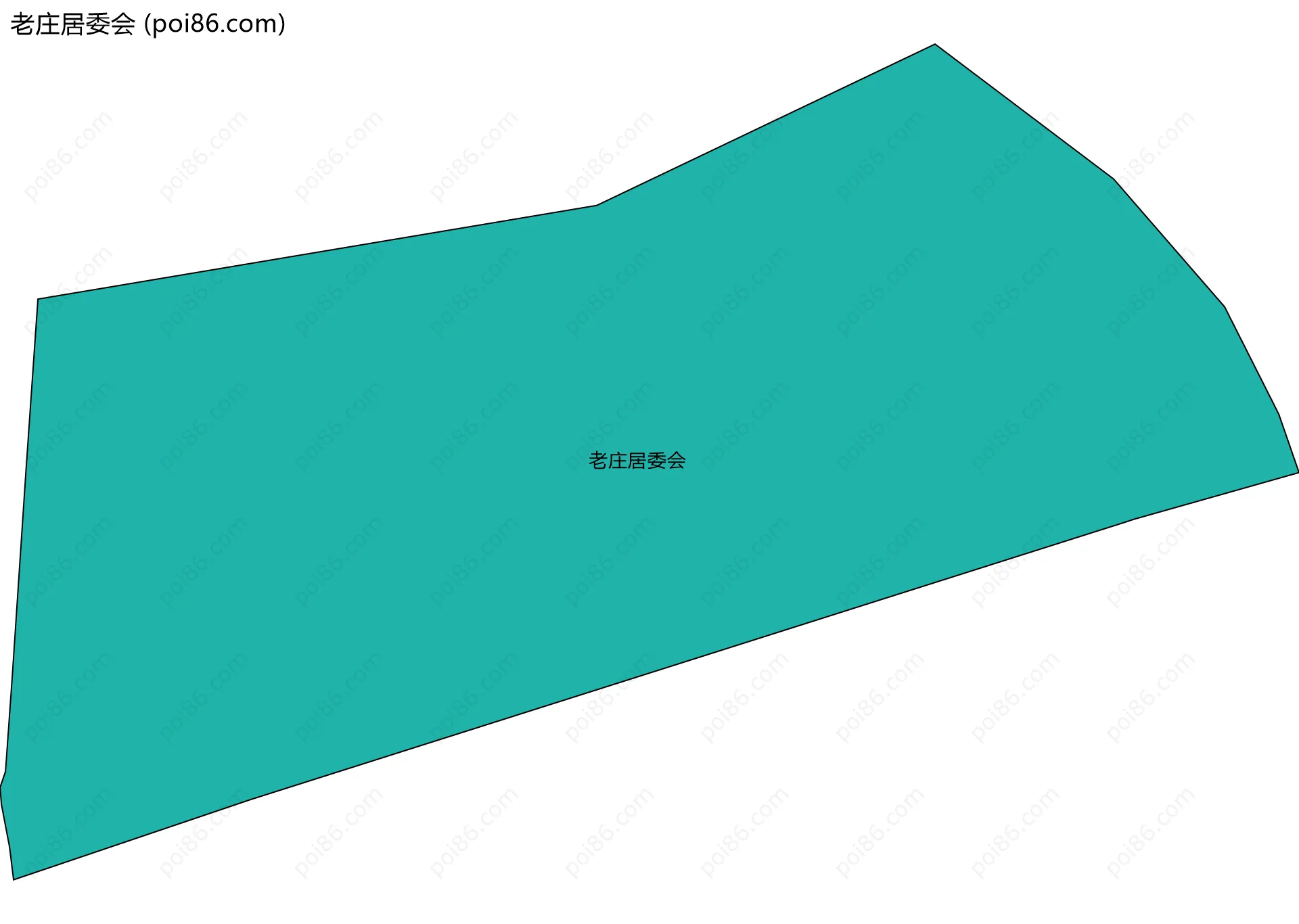 老庄居委会边界地图
